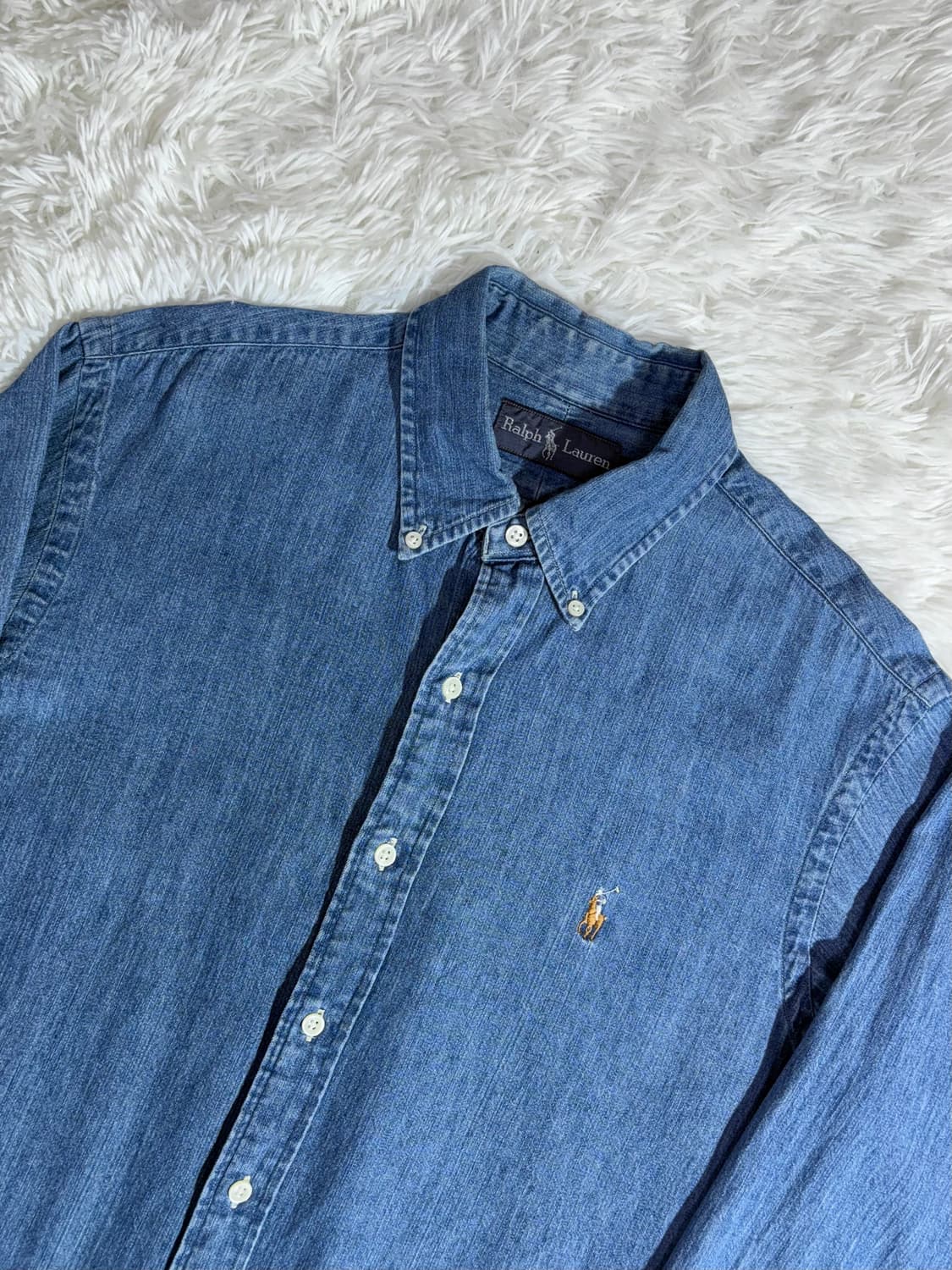 폴로 멀티포니 데님 셔츠 상품이미지3