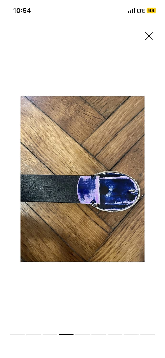 100) 메종 마르지엘라 아카이브 미러 버클 벨트 상품이미지3