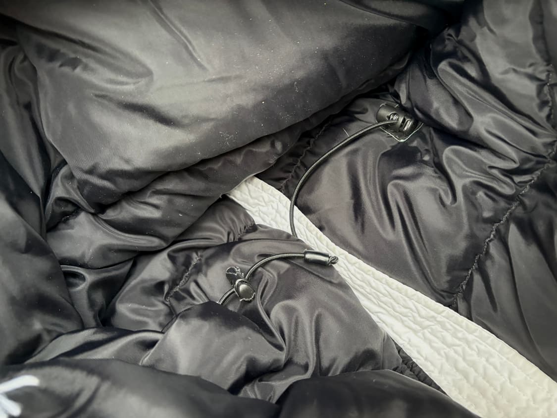 00s 폴로 진스 화이트 n3b 퍼 후드 패딩 야상 자켓 M 상품이미지7