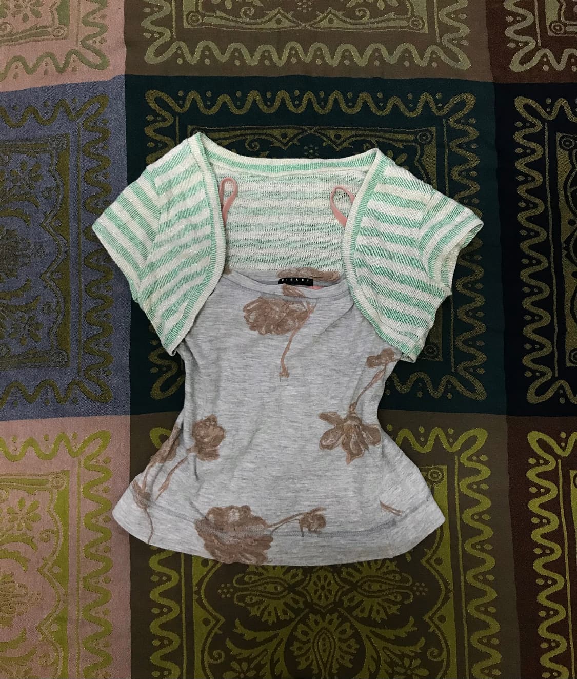 UK🇬🇧vintage pinterest top set 상품이미지1