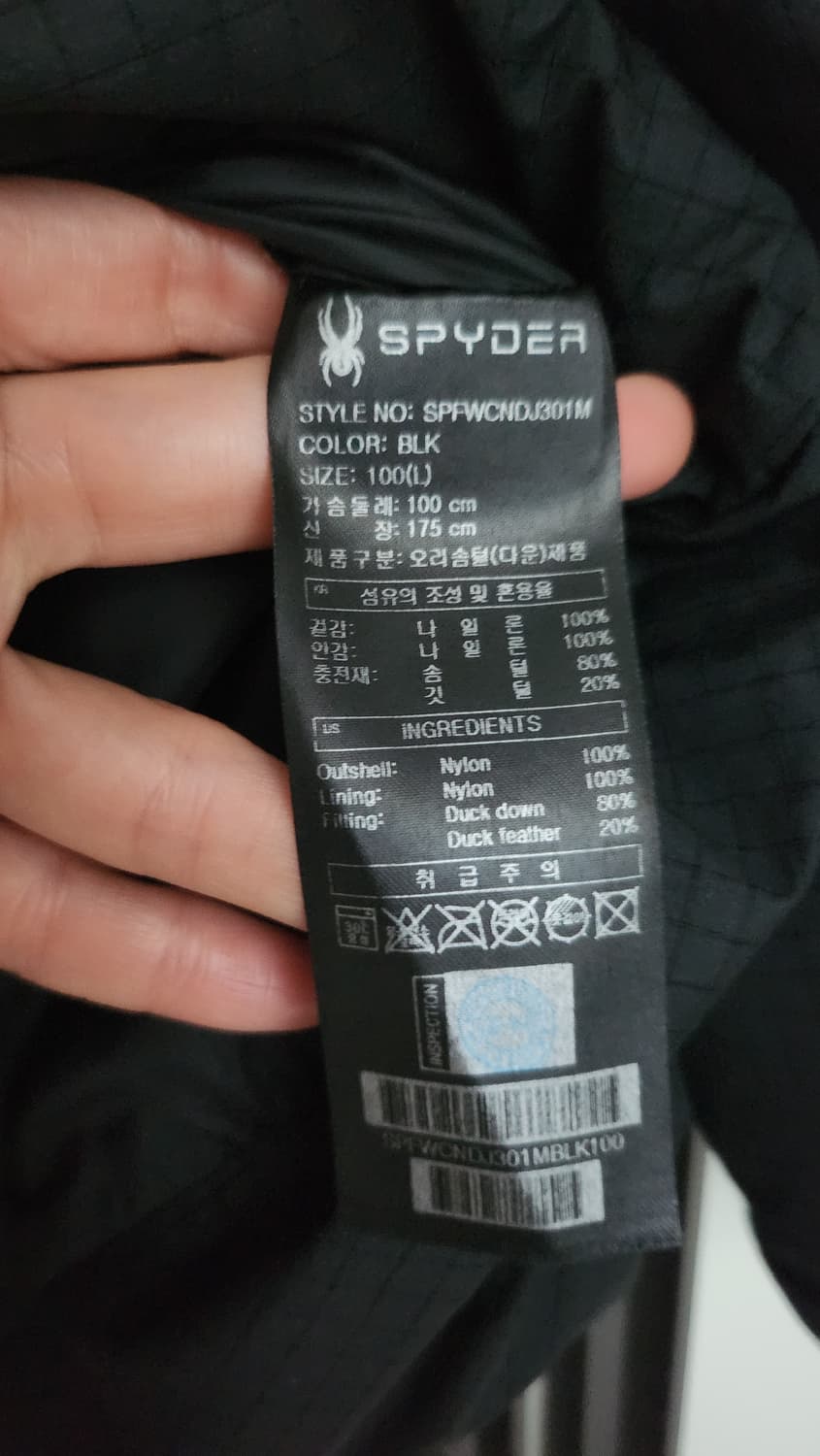 스파이더 패딩 L 상품이미지9