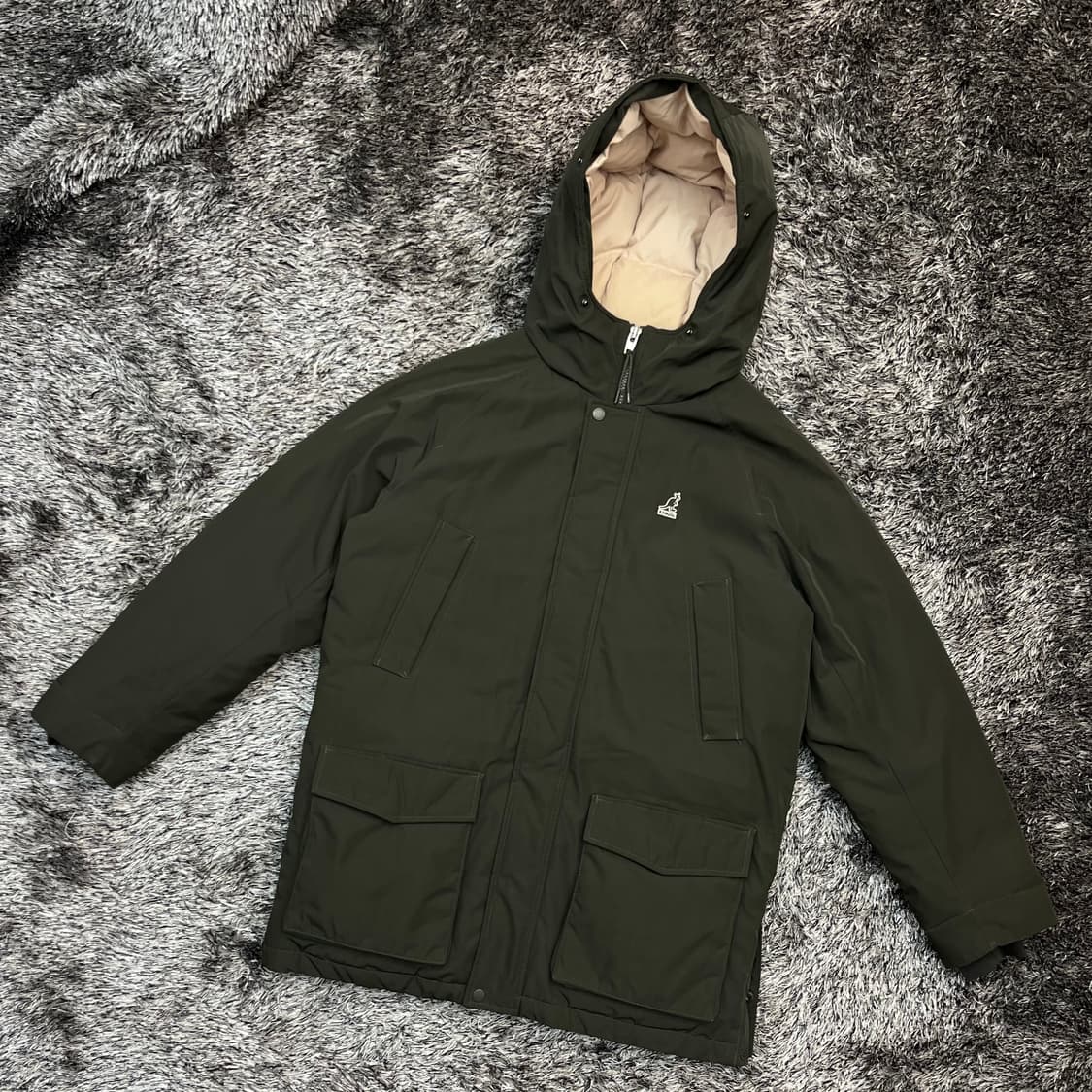 캉골 남성 덕다운 패딩 자켓 (M) 상품이미지1