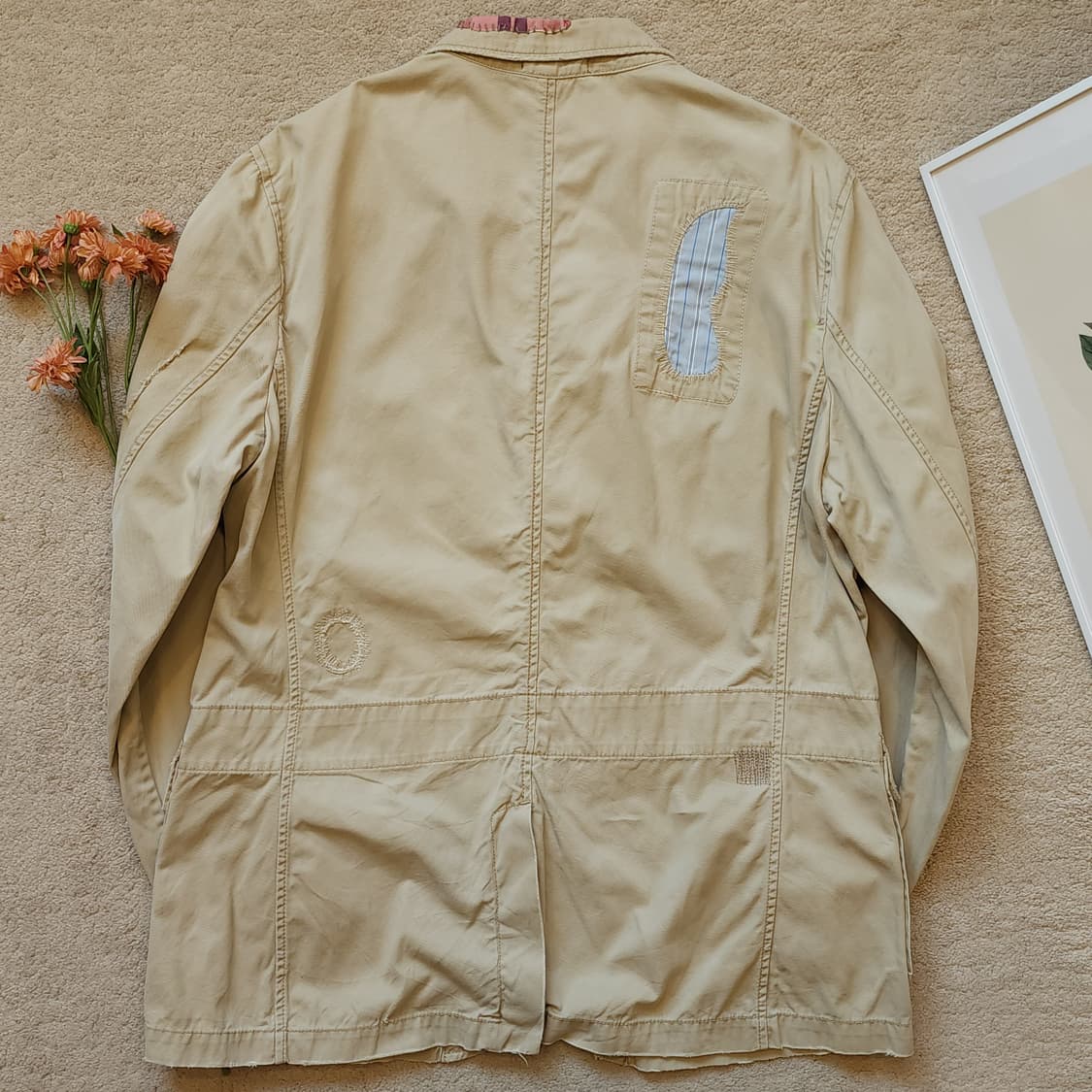 00년대 폴로 랄프로렌 패치워크 스포츠 자켓 블레이져 xl 상품이미지2