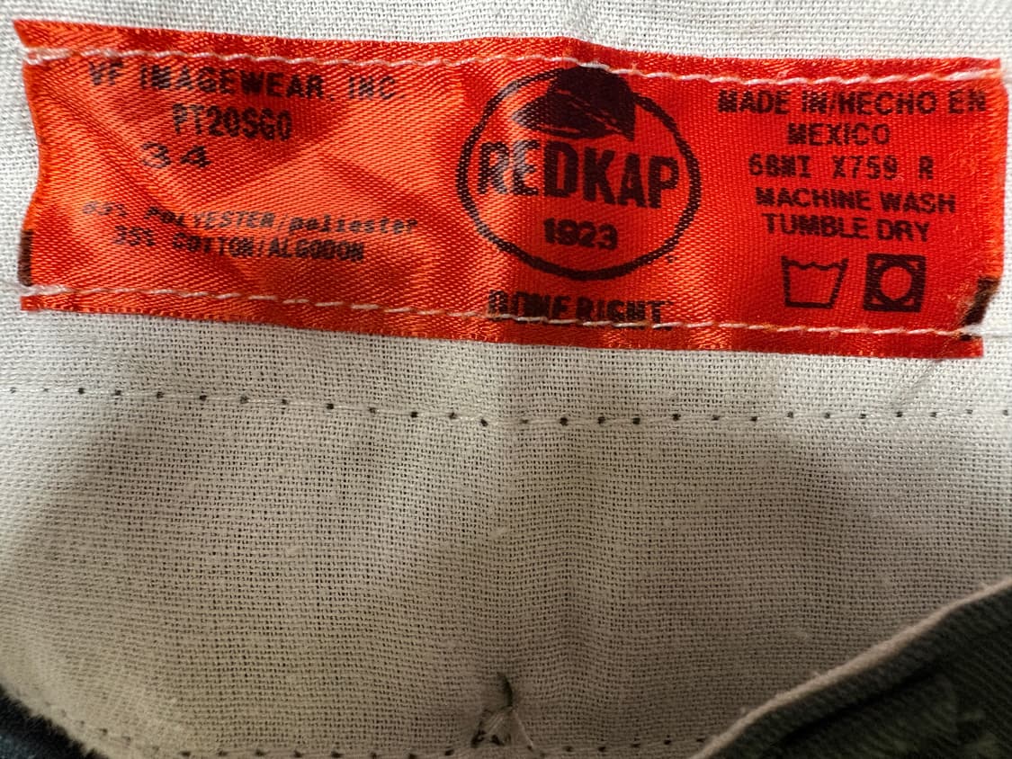 [34X 32] 레드캡 면바지 상품이미지4