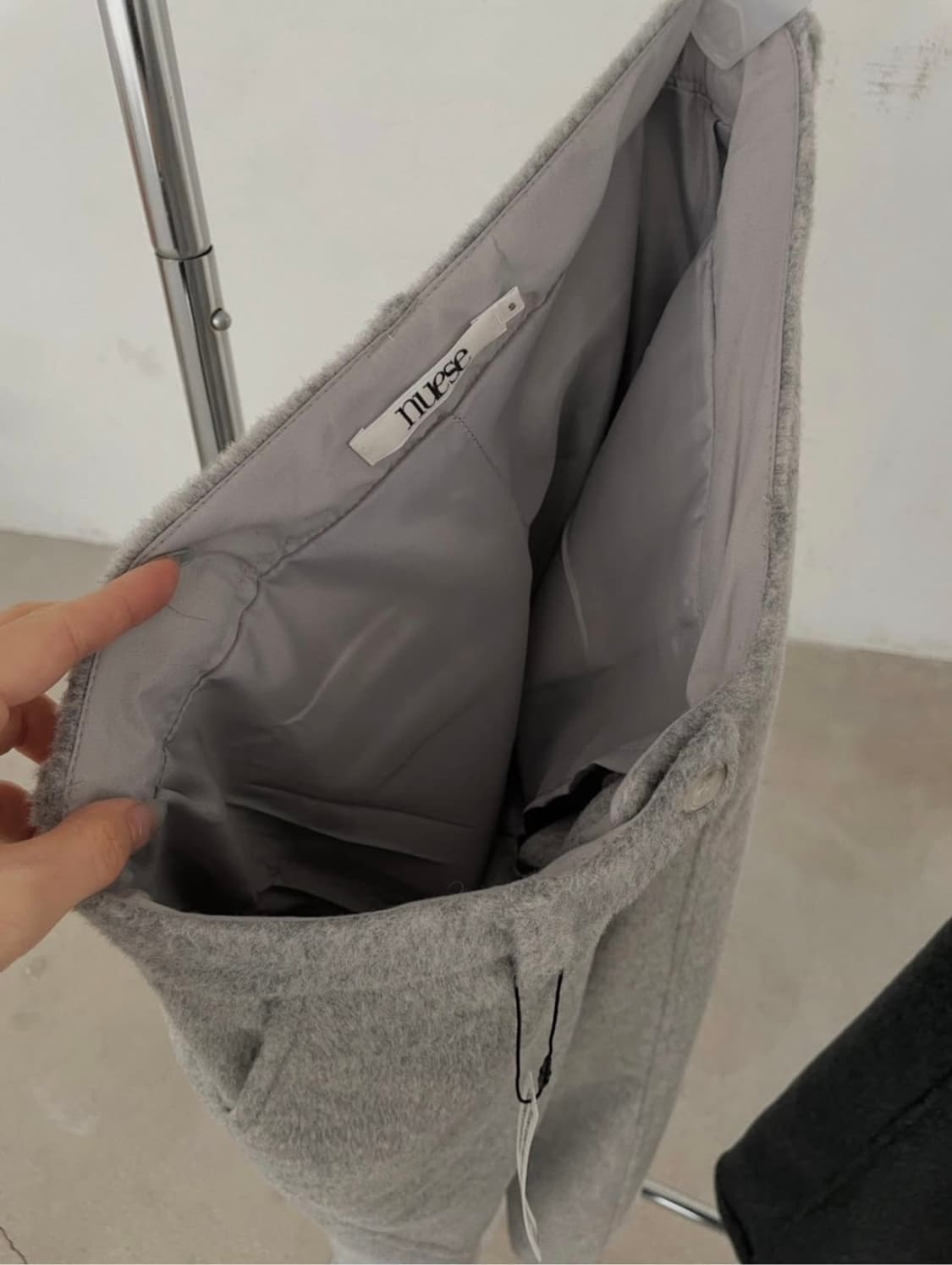 [새상품] 누즈 알파 울 팬츠 울 슬랙스 : 연그레이 상품이미지5