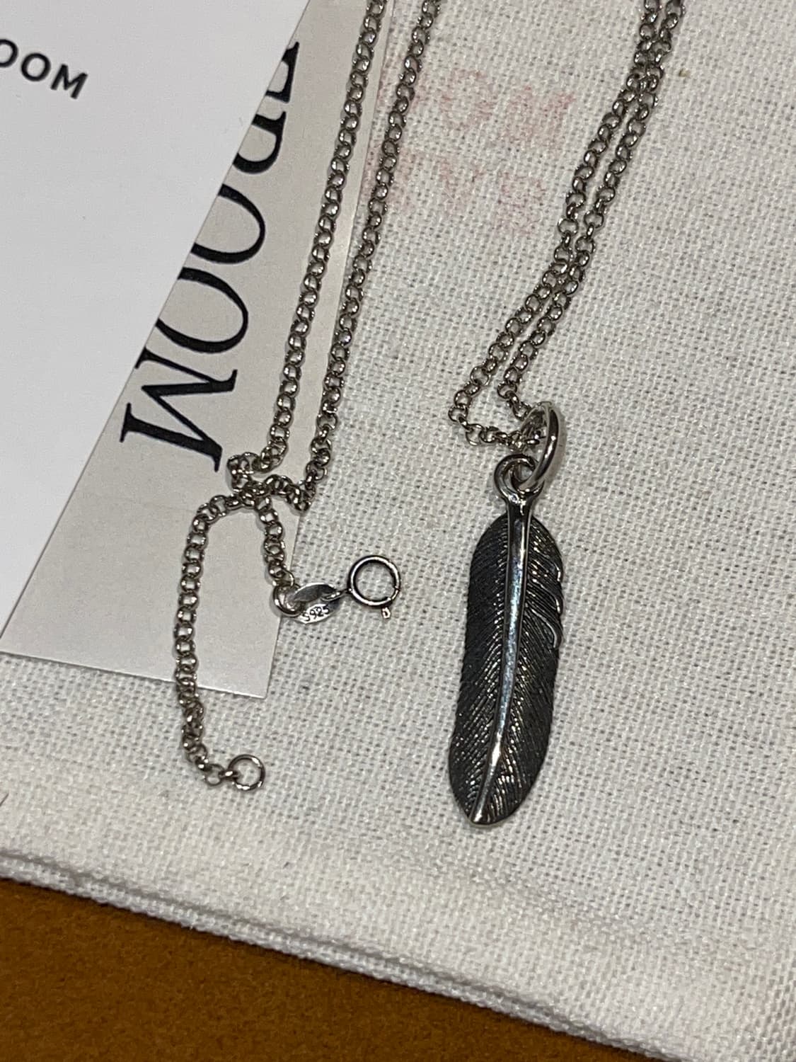 빈티지 페더 네크리스 (S925) 상품이미지4