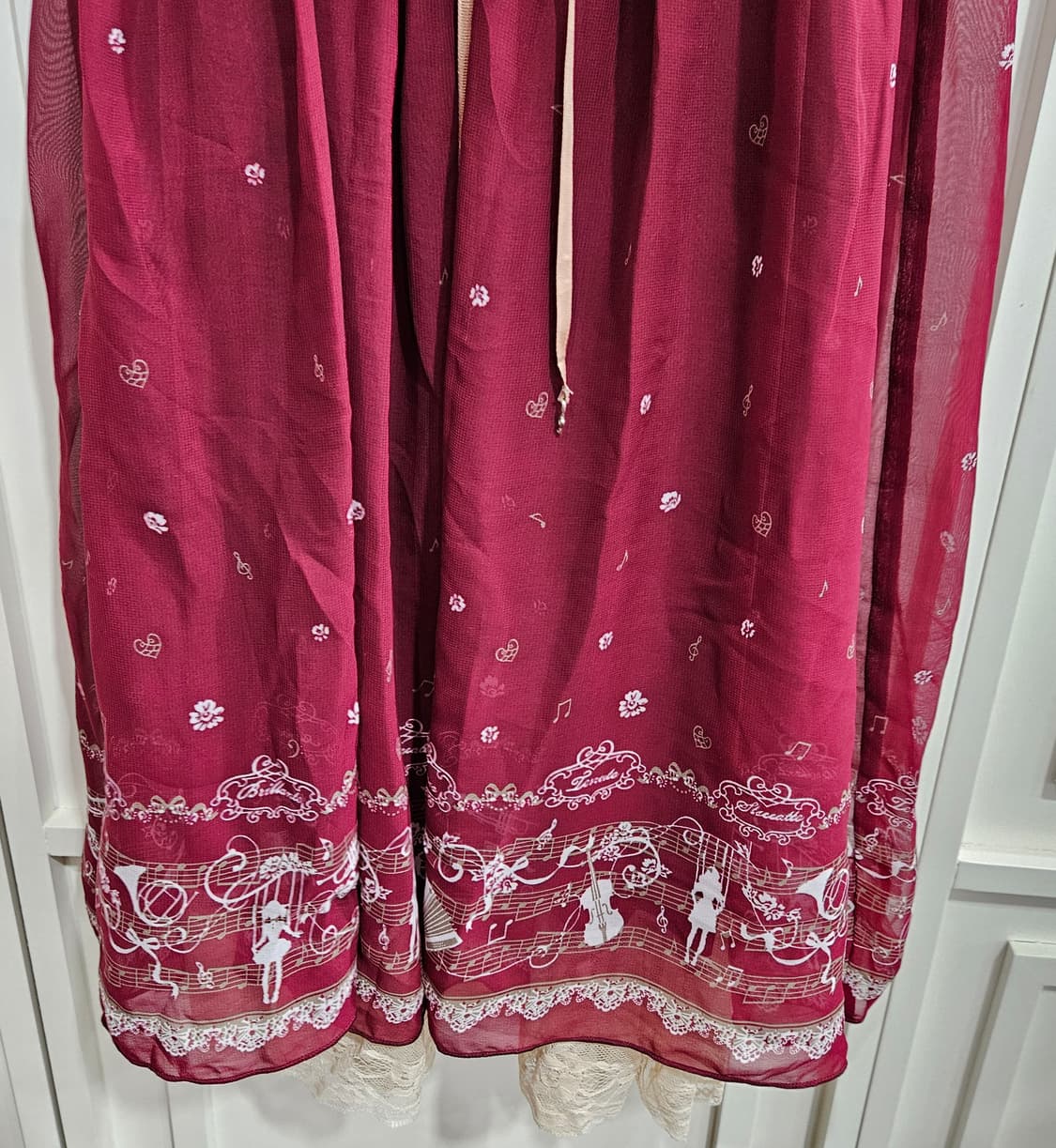 ARROW 티아라 프린팅 와인 원피스 상품이미지4