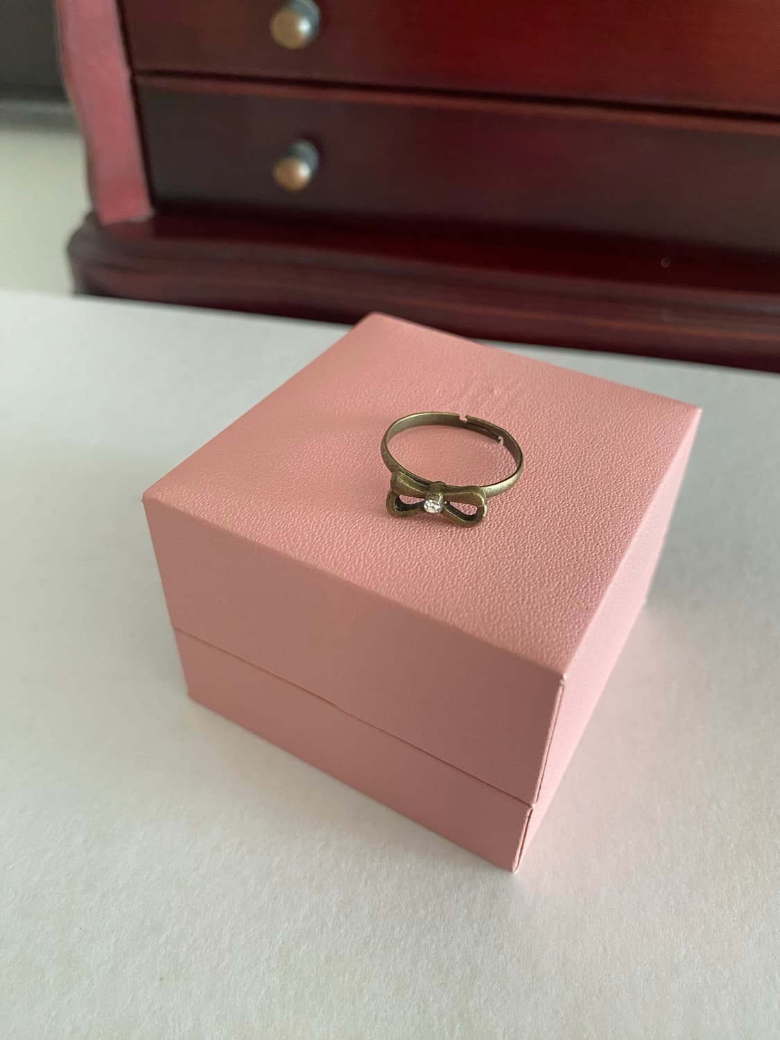 수입 빈티지 리본 반지 상품이미지3