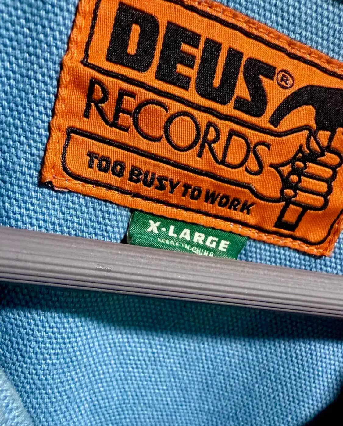 데우스 엑스 마키나 레코즈 캔버스 청데님(XL) 상품이미지3