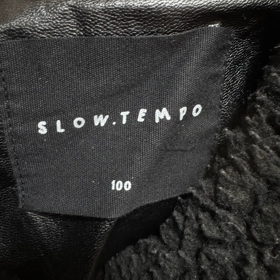 슬로우템포 남성 양털 무스탕 자켓 L/100  상품이미지4