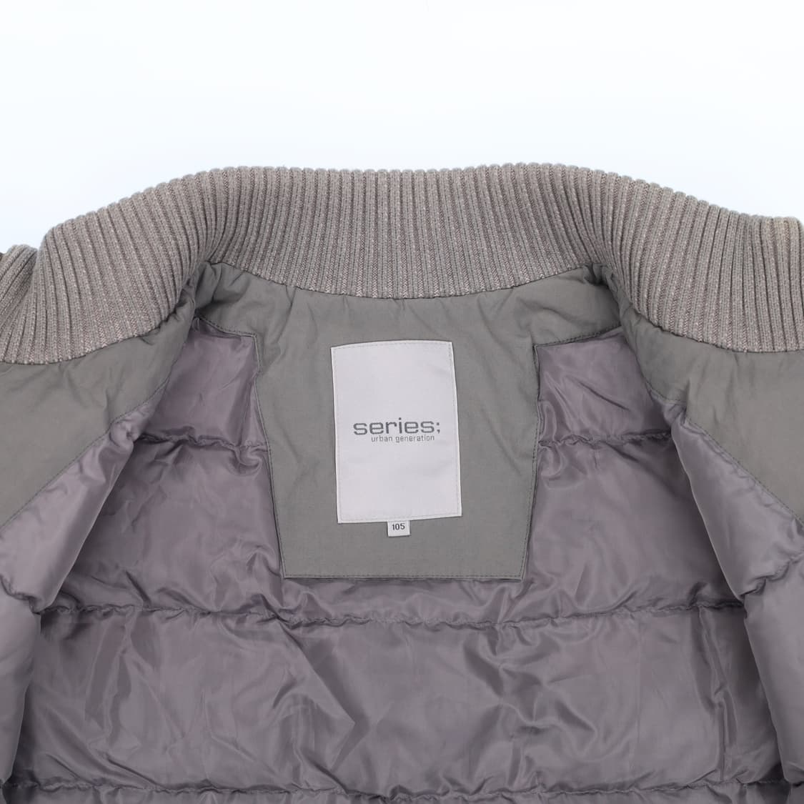 [105] 시리즈 구스다운 니트패치 패딩 점퍼 자켓 N6890 상품이미지5