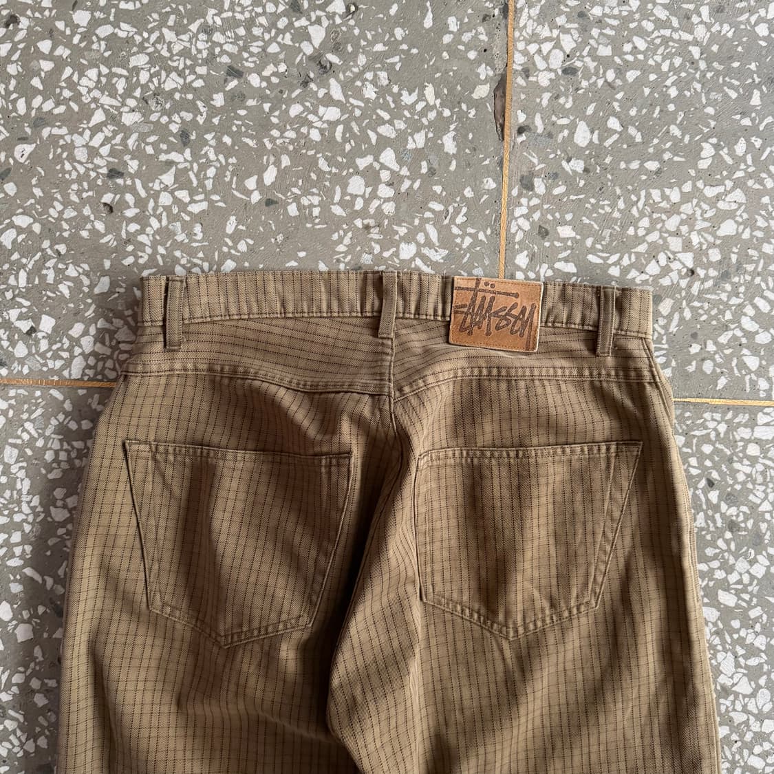 90s 올드 스투시 체크 팬츠 상품이미지5