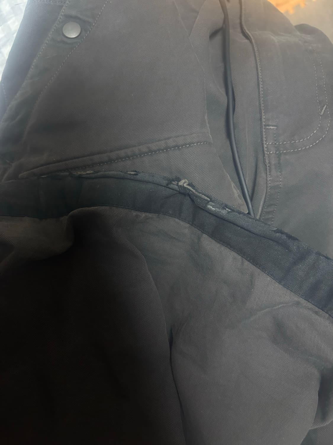 폴리테루 프론트 카고 팬츠 1.2 차콜 4 상품이미지3