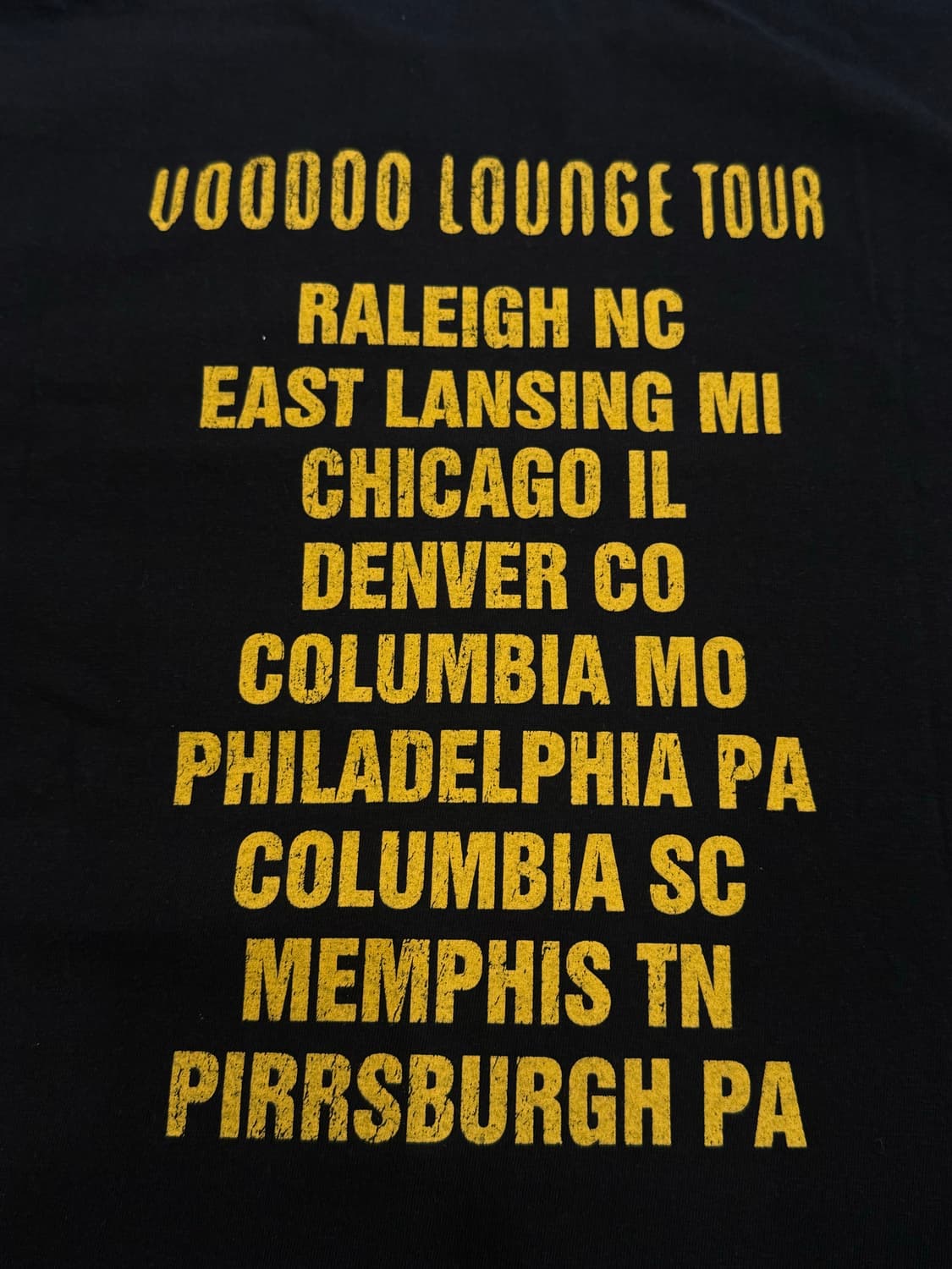 [S][90] 히스테릭글래머 x 롤링스톤즈 월드투어 빈티지 티셔츠  상품이미지6