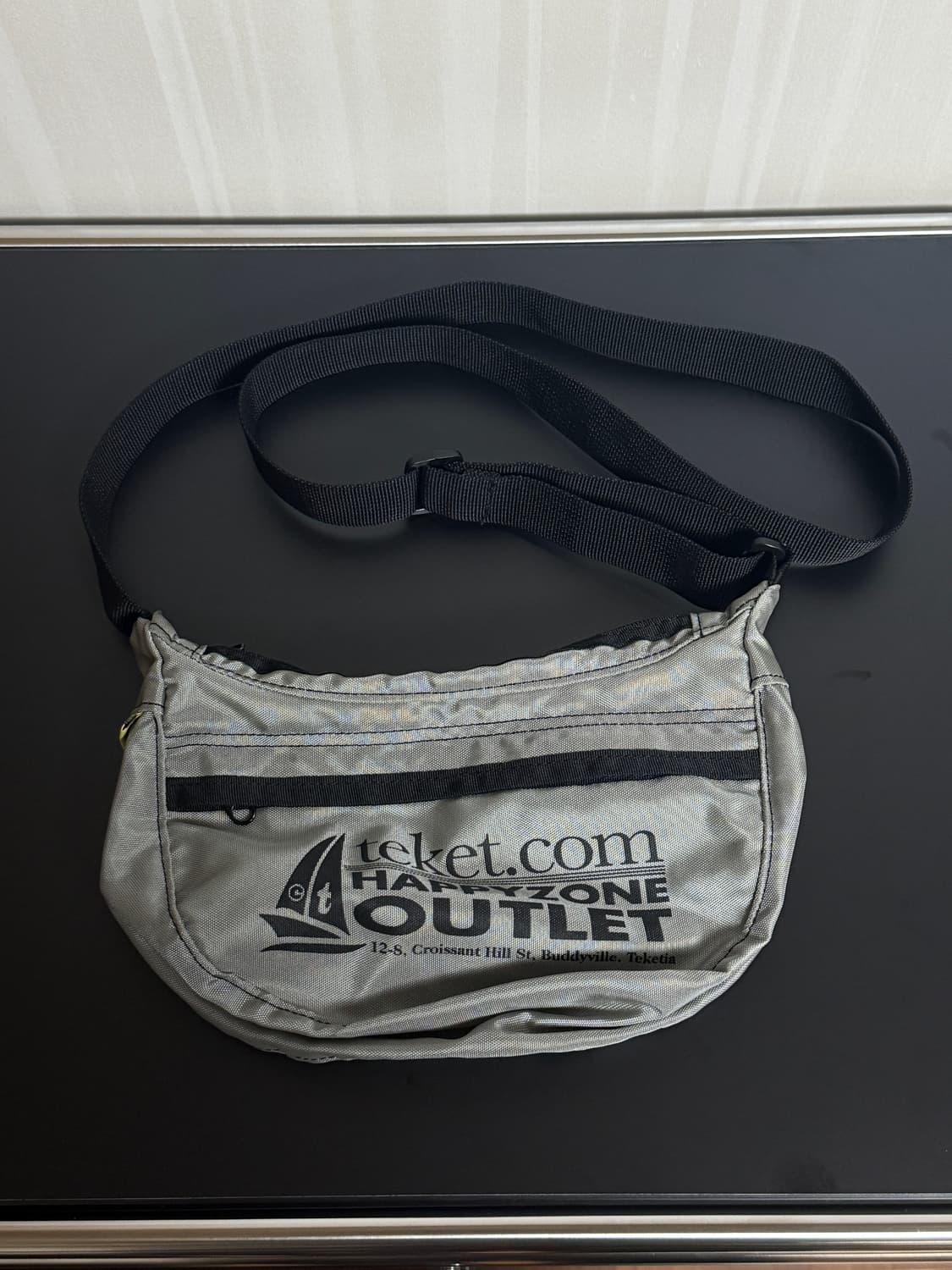 TEKET 테켓 나일론 크로스백 그레이 상품이미지1