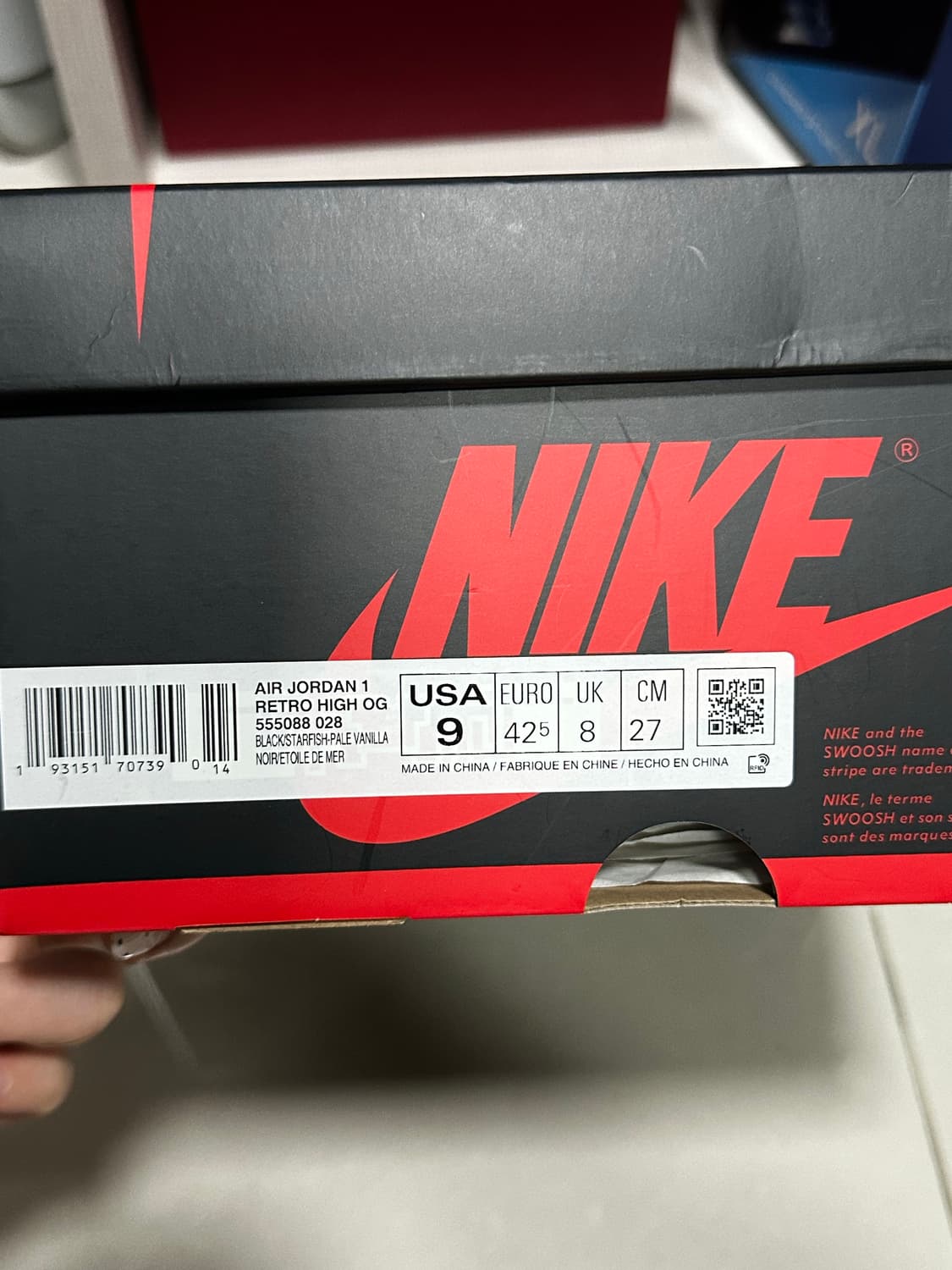 에어 조던 1 레트로 하이 OG 270 새상품 상품이미지2