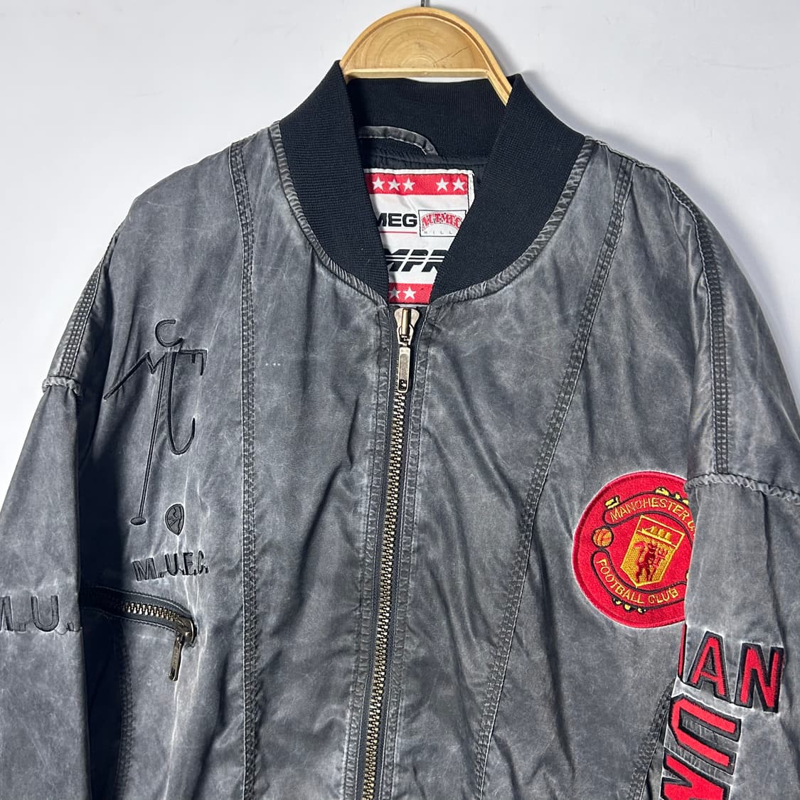 [Nutmeg By Campri] 90s 올드스쿨 맨체스터 봄버자켓 상품이미지2