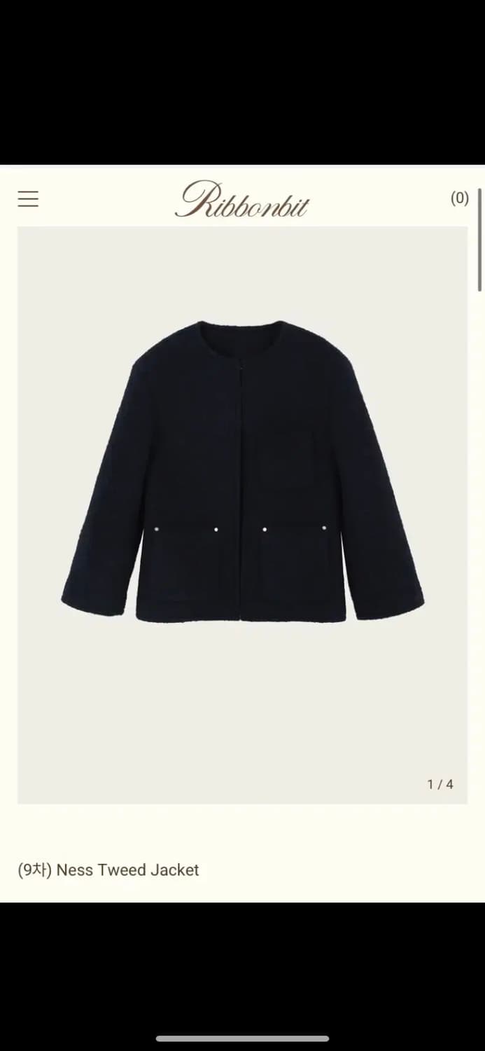 Ribbonbit ness tweed jacket리본빛 네스 트위드 자켓 상품이미지1