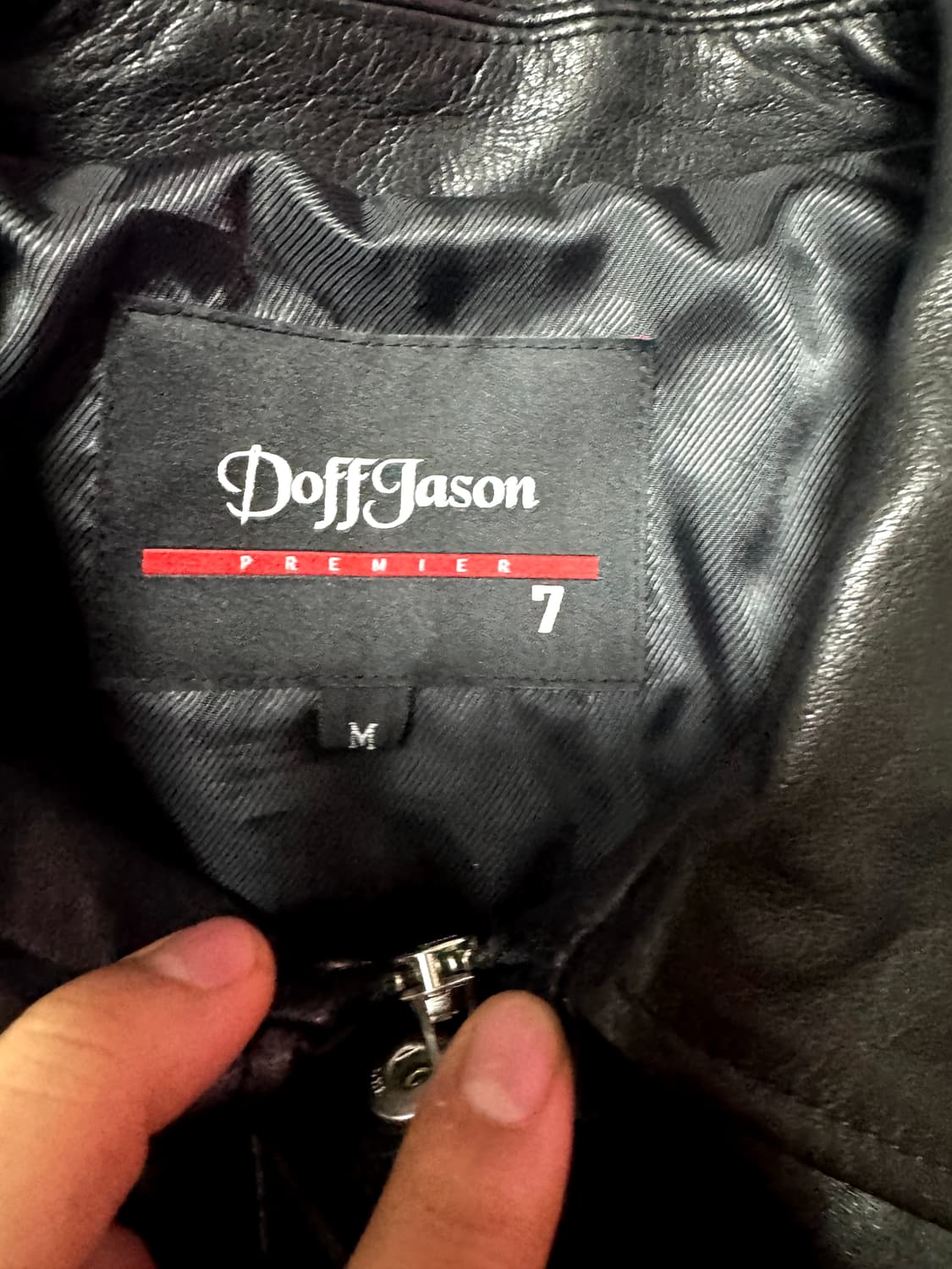 도프제이슨 A-2 가죽 자켓 블랙 M 실착1회 상품이미지2