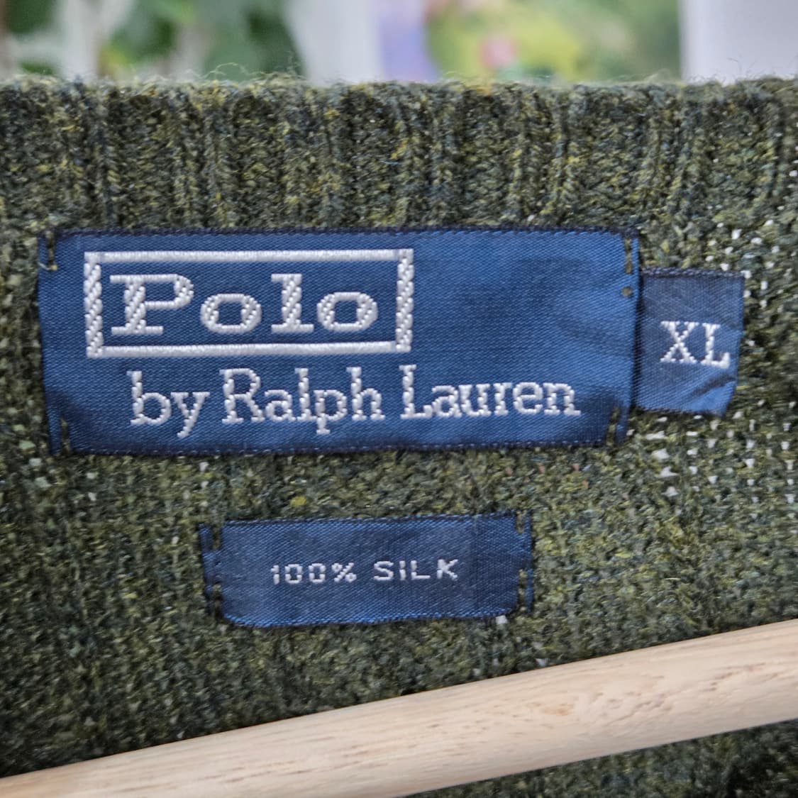 폴로랄프로렌 실크 케이블 니트 XL 상품이미지3