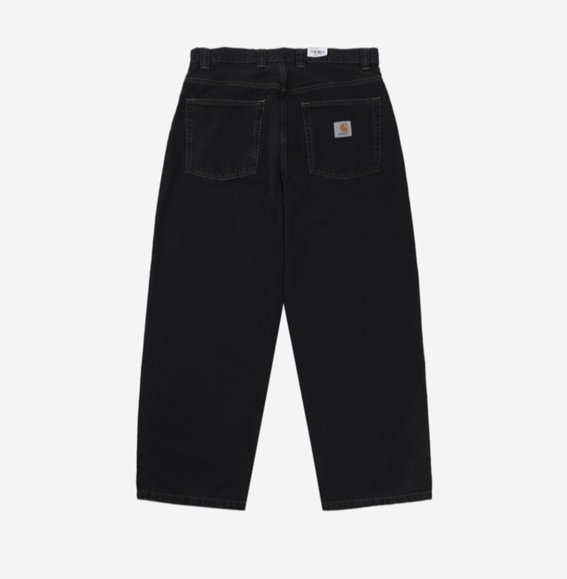 칼하트 WIP 브랜돈 팬츠 블랙 스톤 워시드 상품이미지2