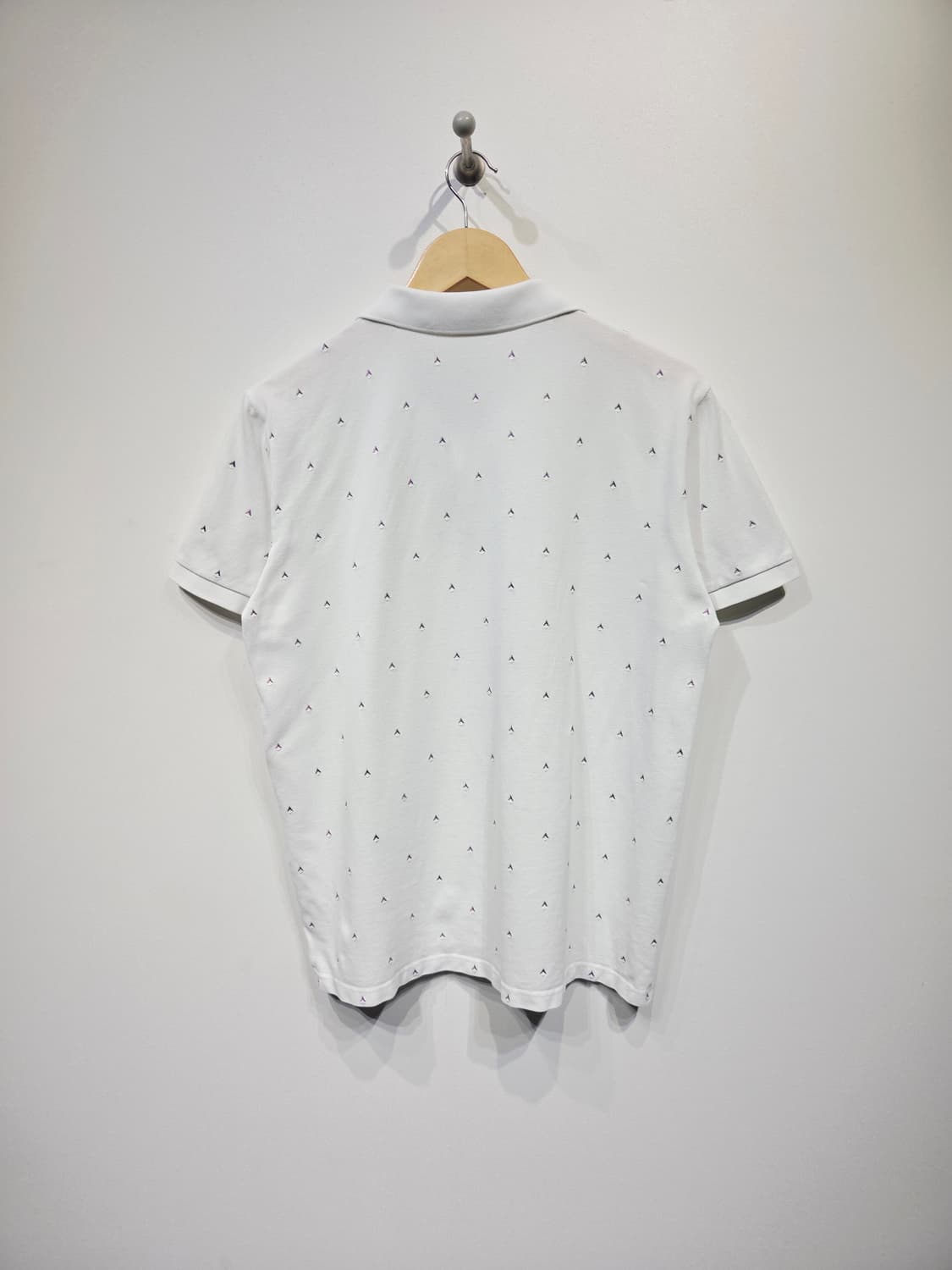 라코스테 화이트 미니 패턴 반팔 카라티 상품이미지6