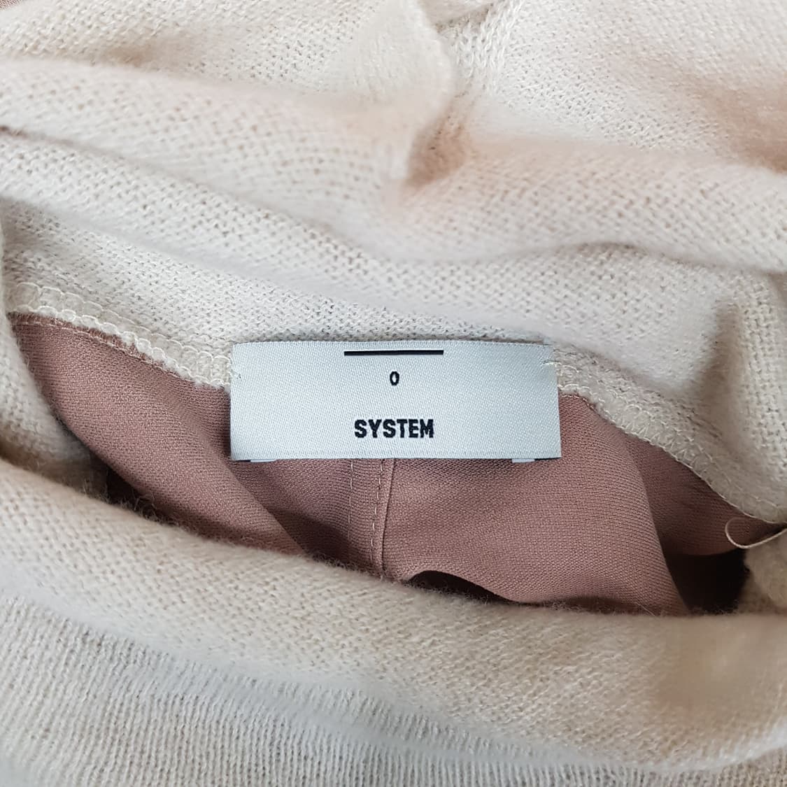 한섬 시스템 투톤 니트 배색 슬리브리스 롱 원피스 88-98-165 상품이미지5