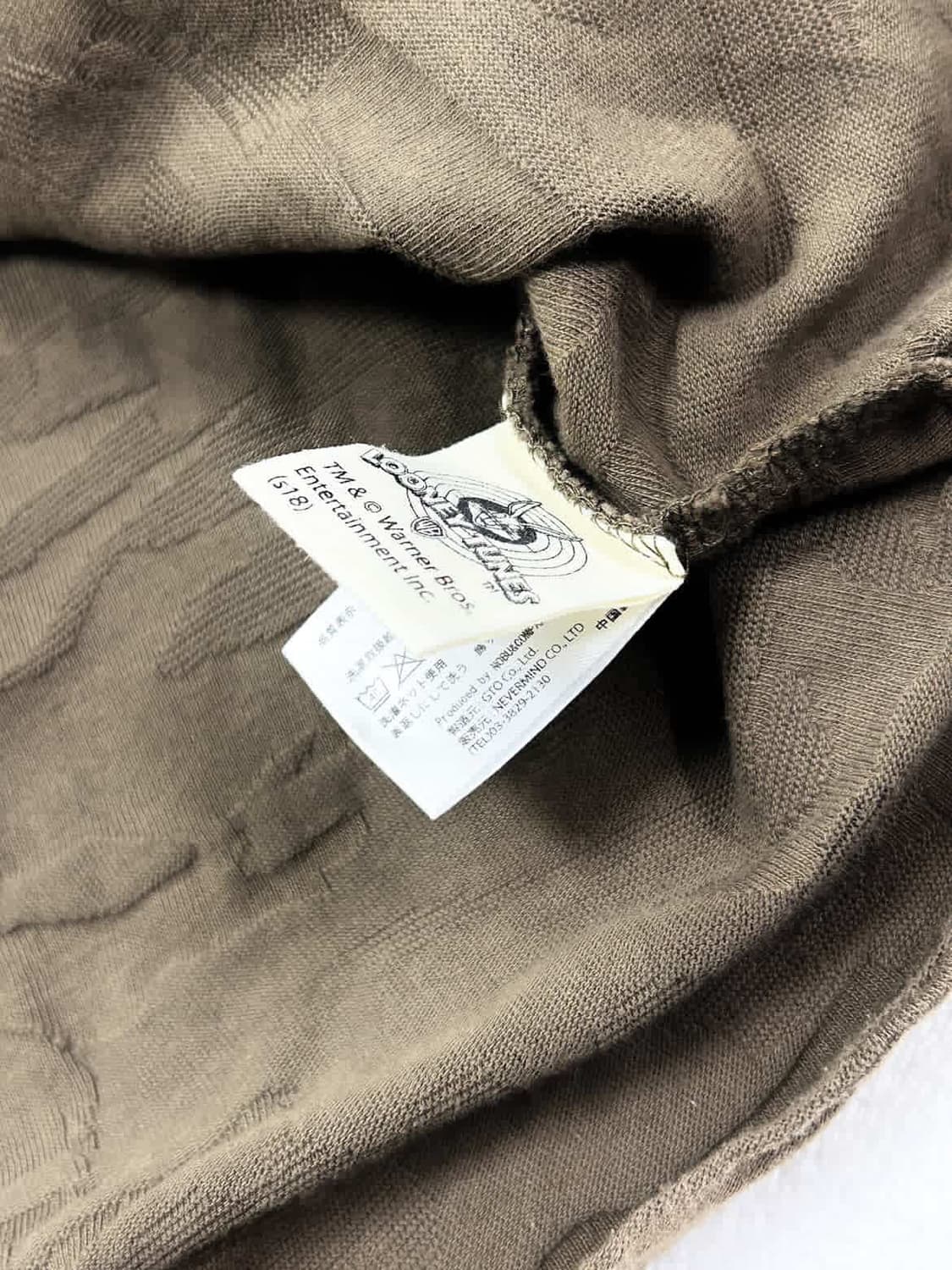 밴슨 x 루니툰즈 빅로고 카키 롱슬리브 상품이미지10