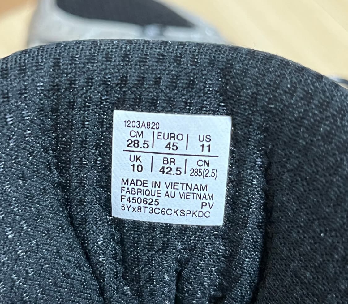 [285] 아식스 젤 님버스 10.1 블랙 퓨어실버 한국한정 상품이미지8