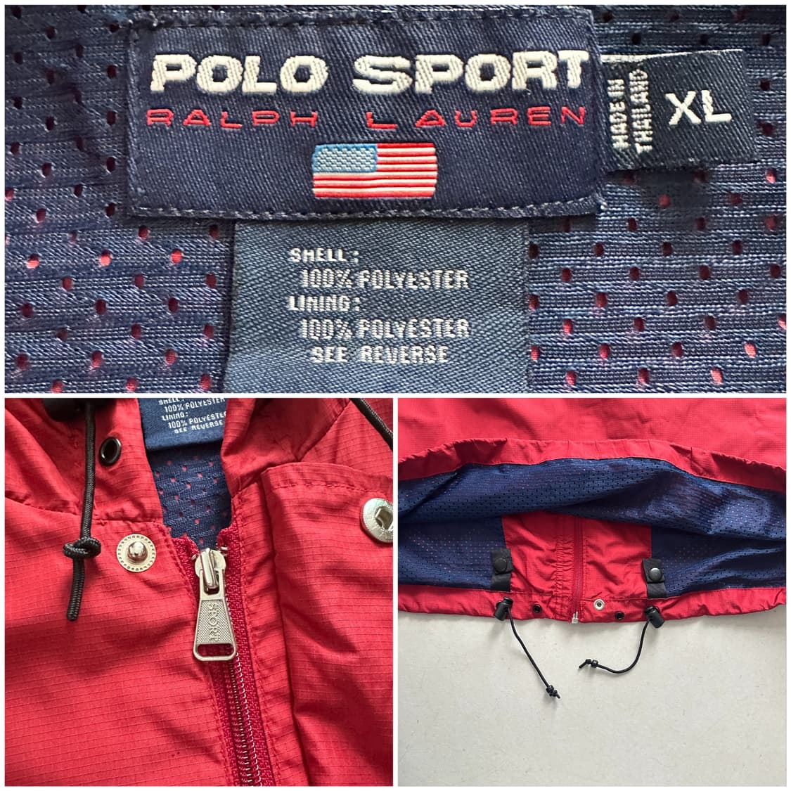90s 폴로 스포츠 윈드브레이커 자켓 XL 상품이미지6