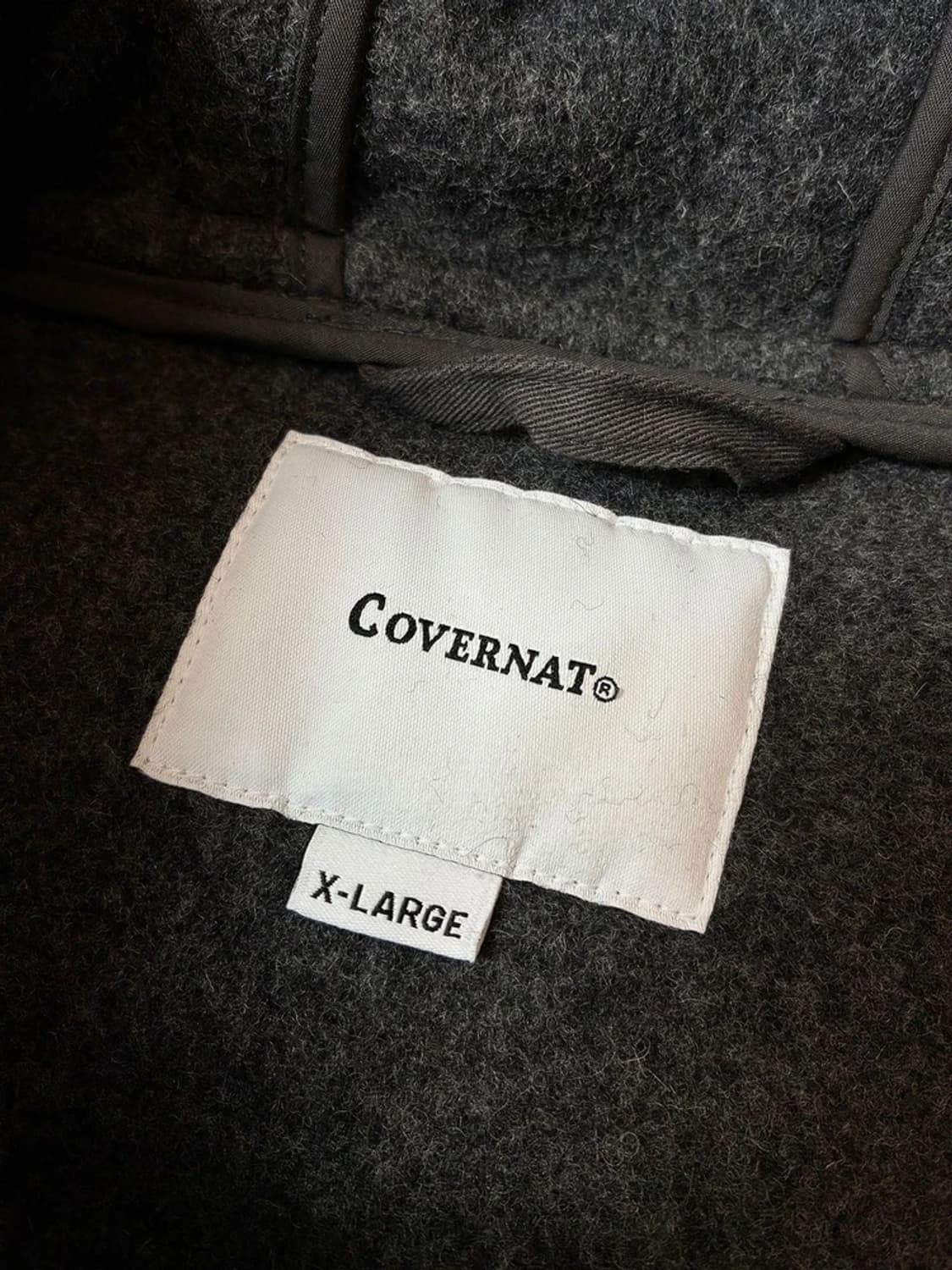 커버낫 22FW 울 더플 코트 PN7641 상품이미지5