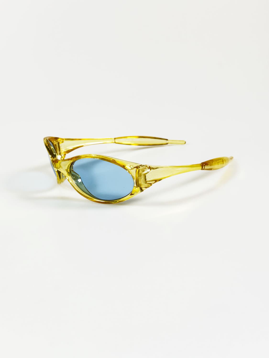 90s OXYGEN 옐로우 랩 어라운드 빈티지 틴트 선글라스 상품이미지3