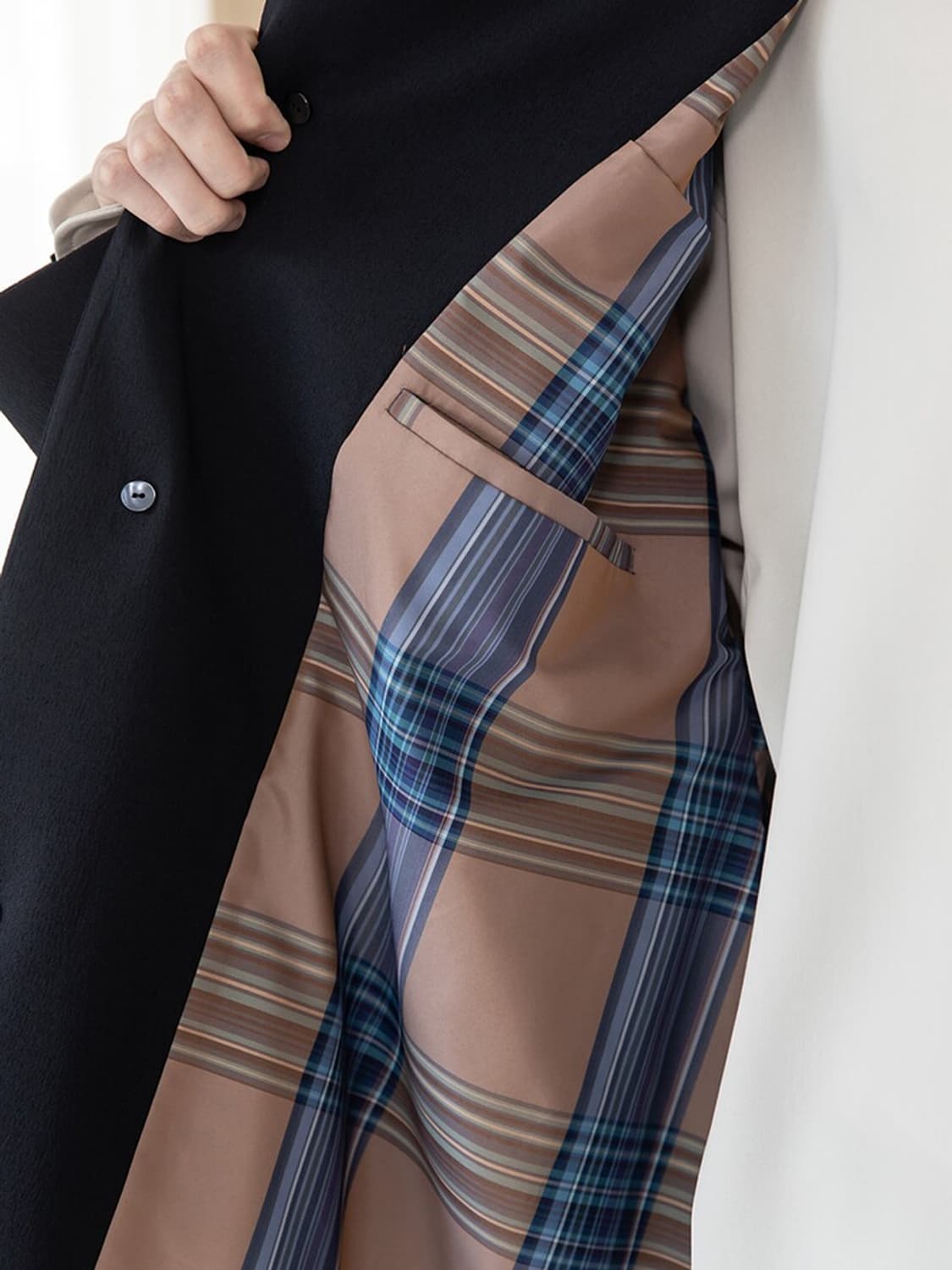 비긴202 오버사이즈 스트링 자켓 블레이저 3사이즈 블랙 105~110 상품이미지3