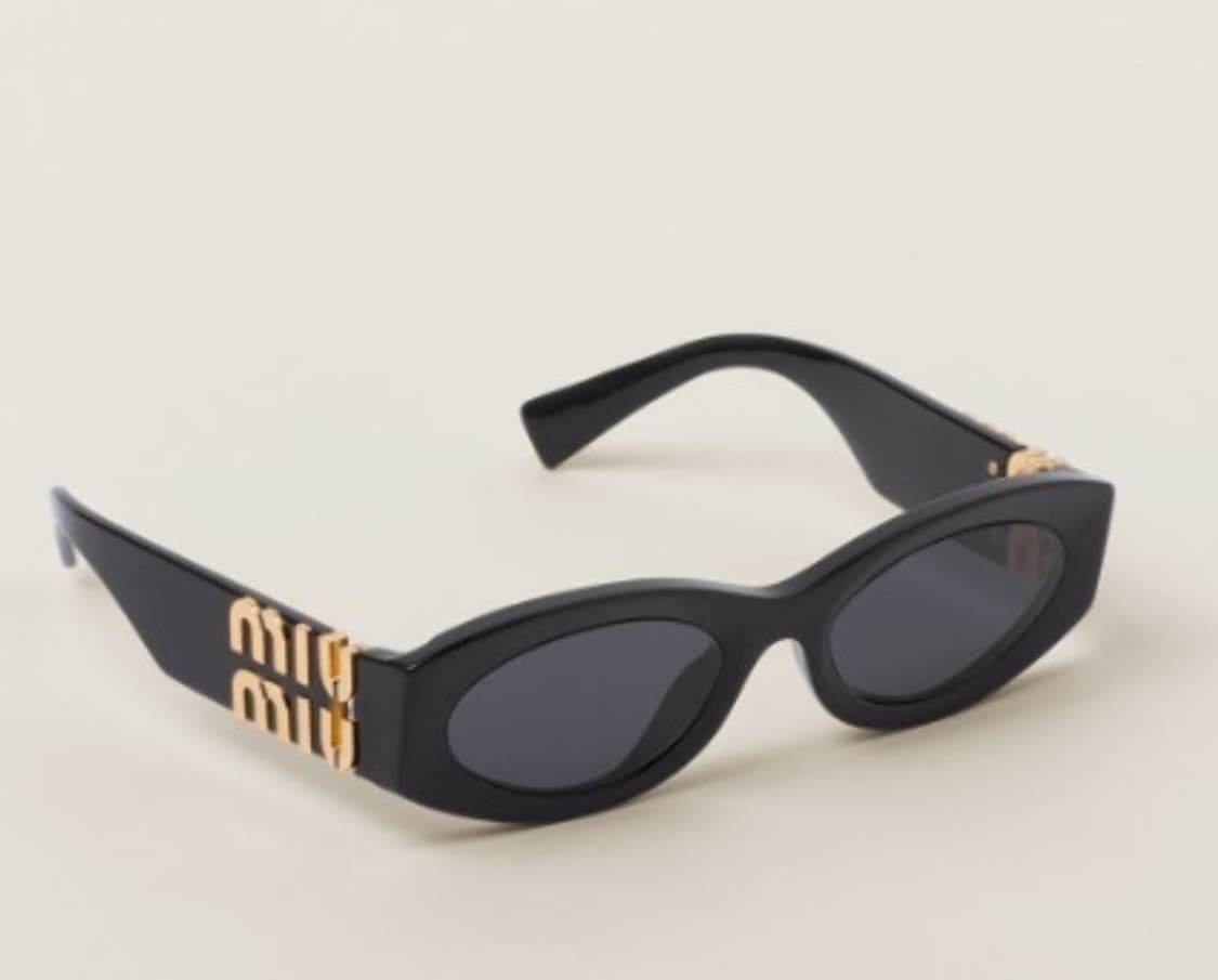 미우미우 글림스 오벌 선글라스 상품이미지1