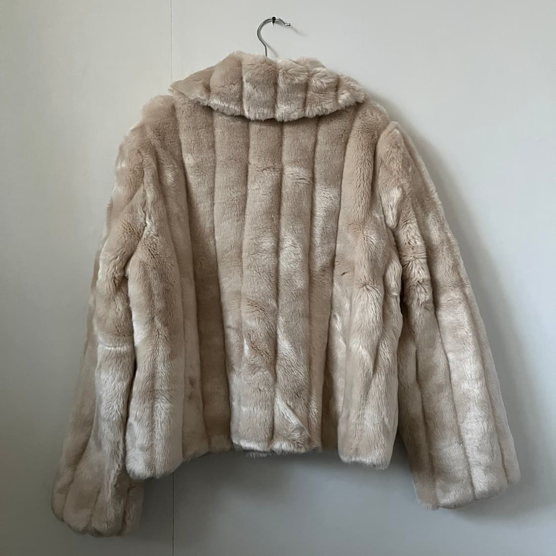 디스이즈(도매택) 밍크 퍼자켓 베이지 상품이미지2