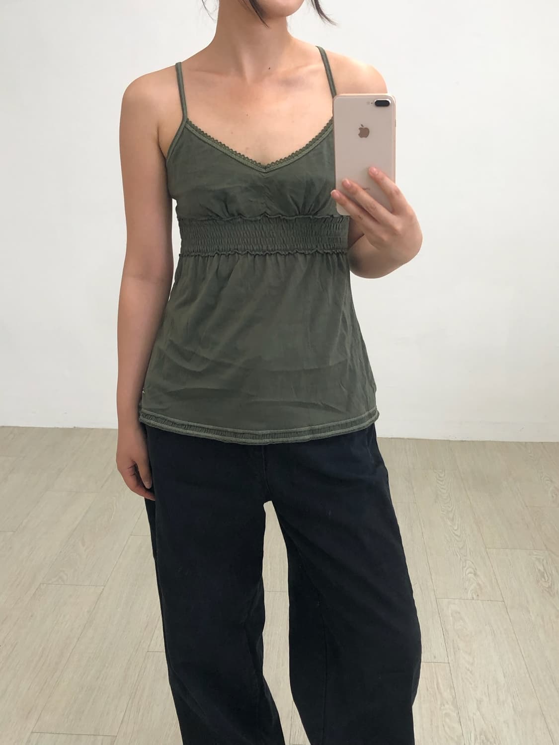 홀리스터 카키 슬리브리스 상품이미지2