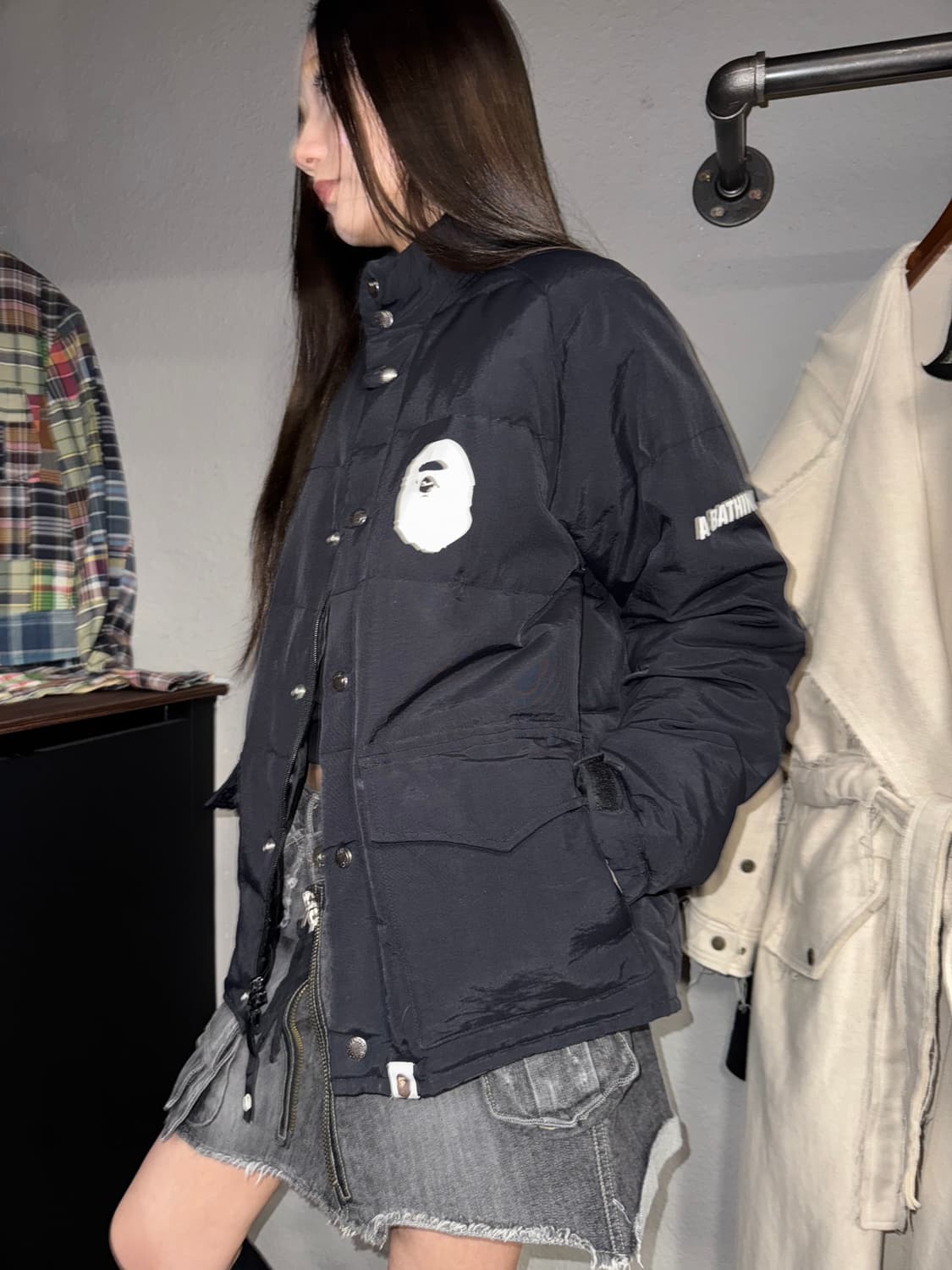 A Bathing Ape 베이프 로고 패딩 상품이미지9
