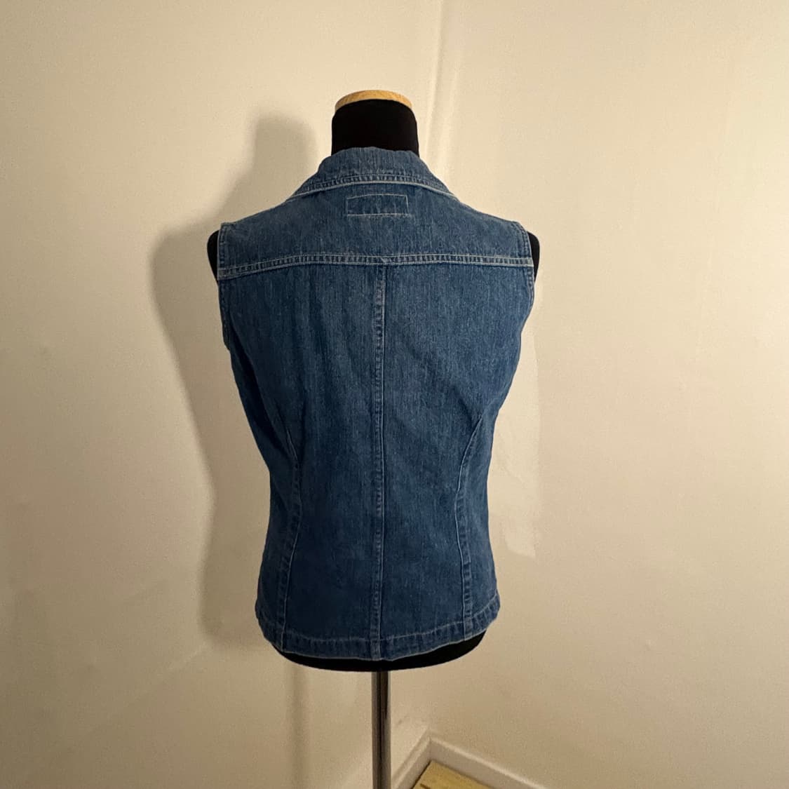 빈티지 여성 가죽 끈 청조끼 베스트 보헤미안 웨스턴 Y2k 상품이미지5