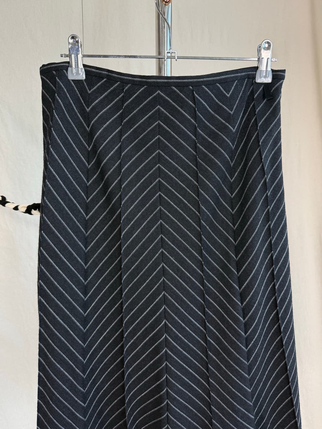 (JPN) Reflect 스트라이프 미디 스커트 상품이미지4