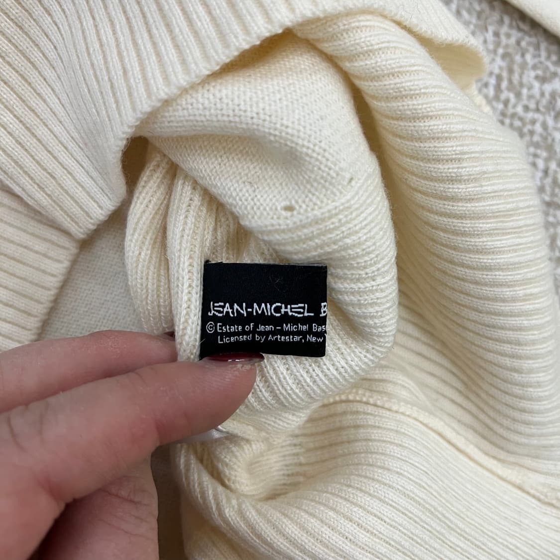 [105] 장미셸바스키아 터틀넥 니트 스웨터 0119M1 상품이미지4