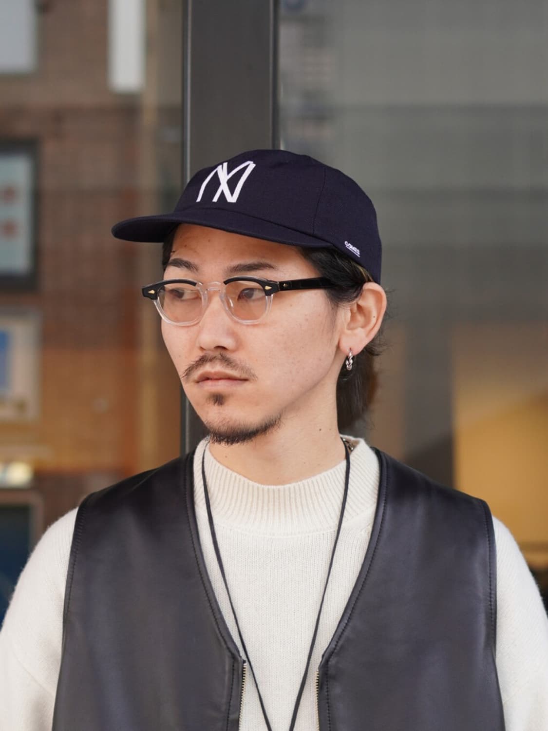 컴즈앤고즈 x 쿠퍼스타운 볼 캡 NYBYC 1935 울 캡 블랙 상품이미지10