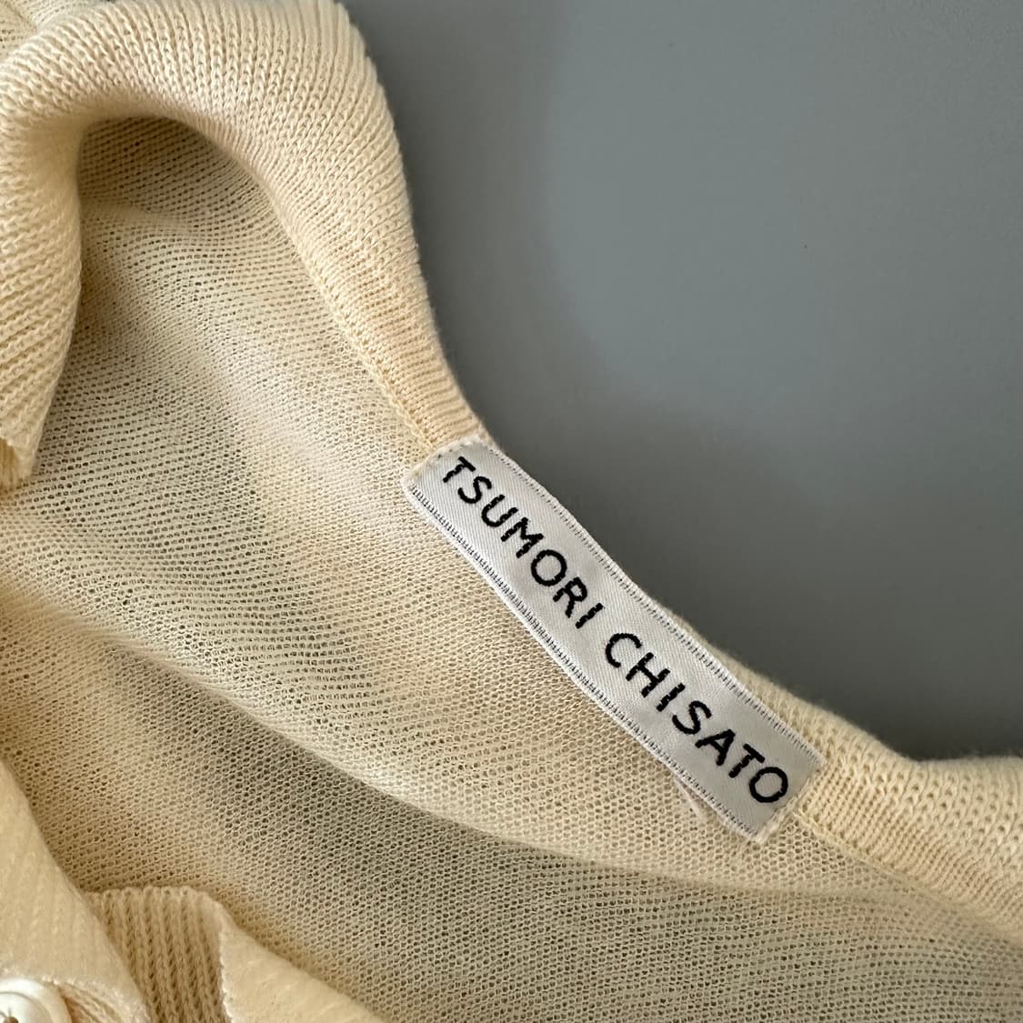 츠모리치사토 tsumori chisato 디테일 가디건 상품이미지5