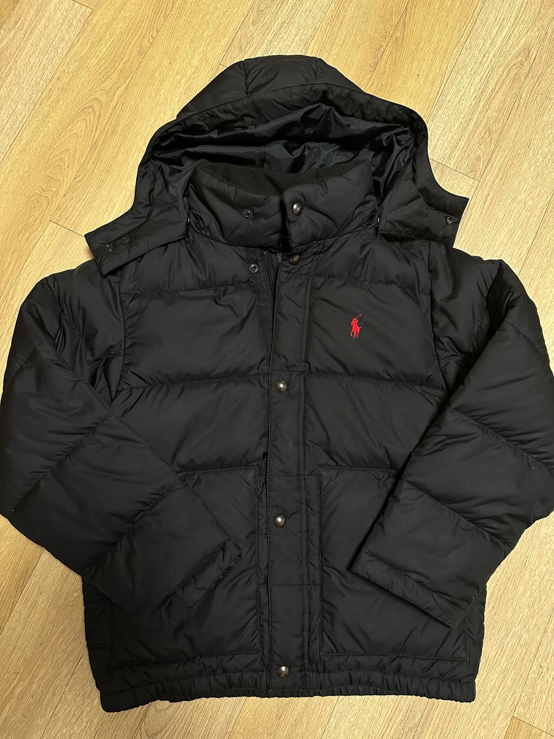 폴로 구스다운 숏패딩 90 상품이미지1