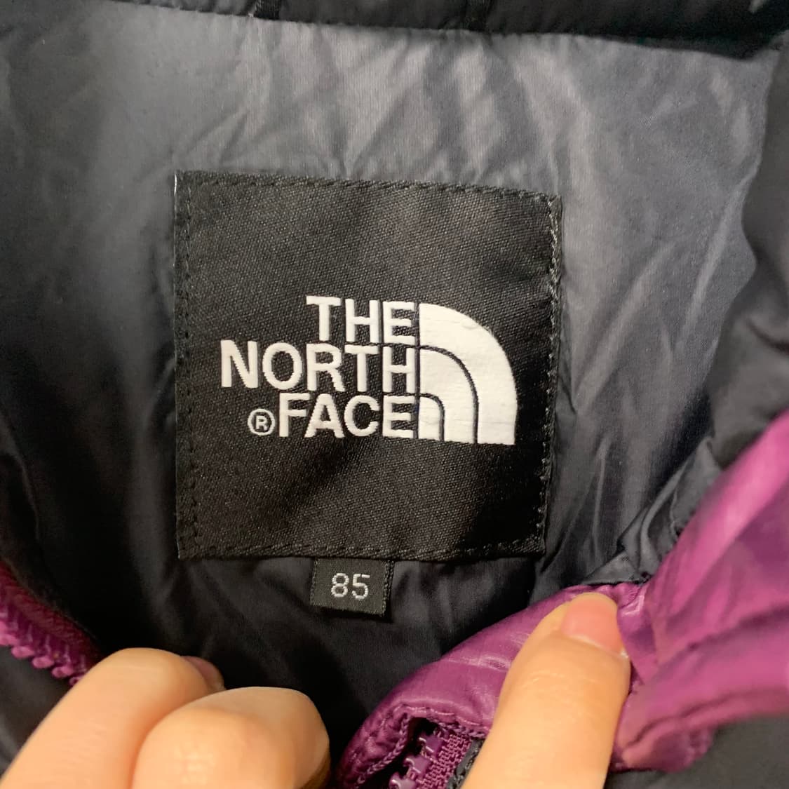 노스페이스 눕시 700 퍼플 패딩 상품이미지9