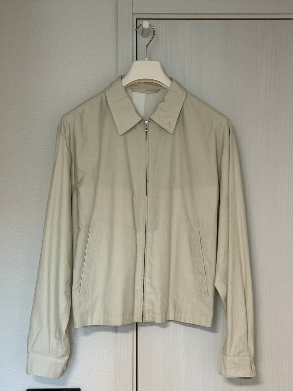 르메르 셔츠 블루종 실크 아이보리 46사이즈 상품이미지3