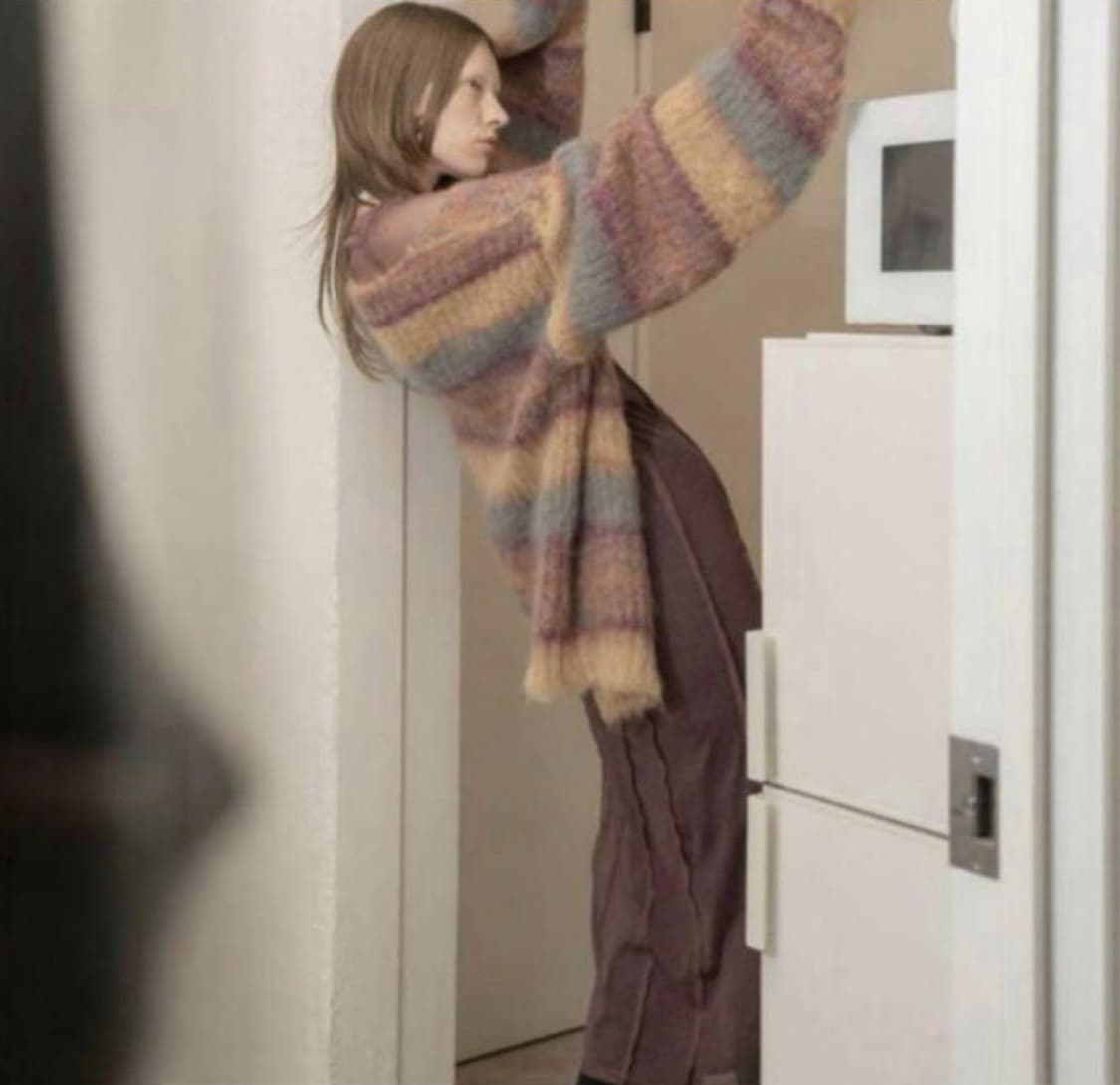 f) perverze 퍼버즈 모헤어 가디건 상품이미지5