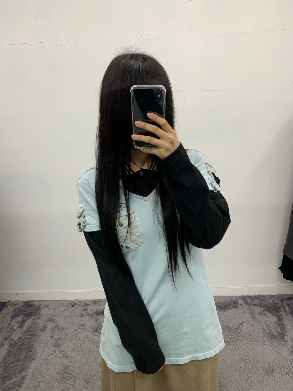 버버리 카라티 롱슬리브(made in hongkong) 상품이미지3