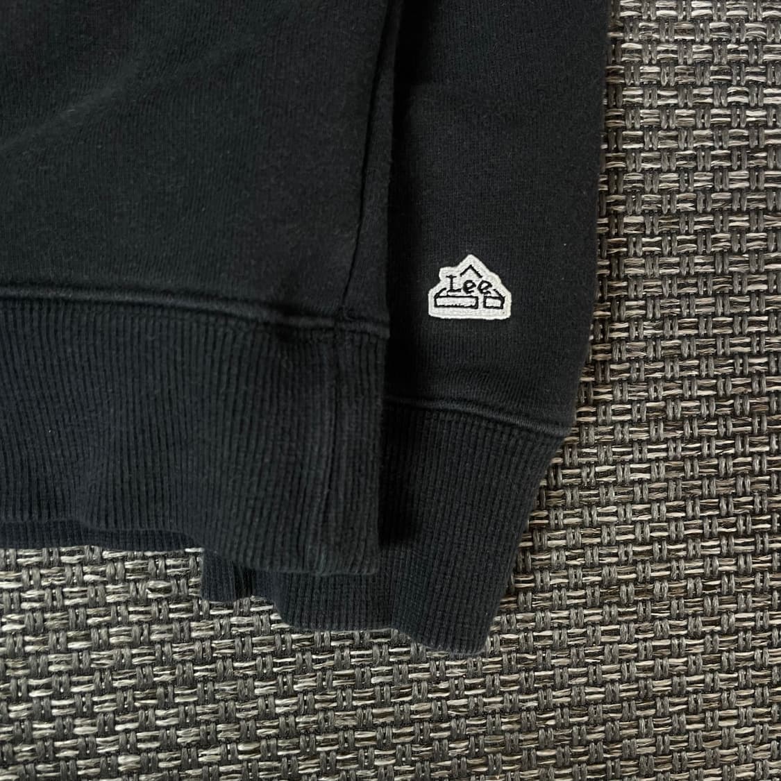 LEE 빅로고 블랙 맨투맨 스웻셔츠 M 상품이미지4