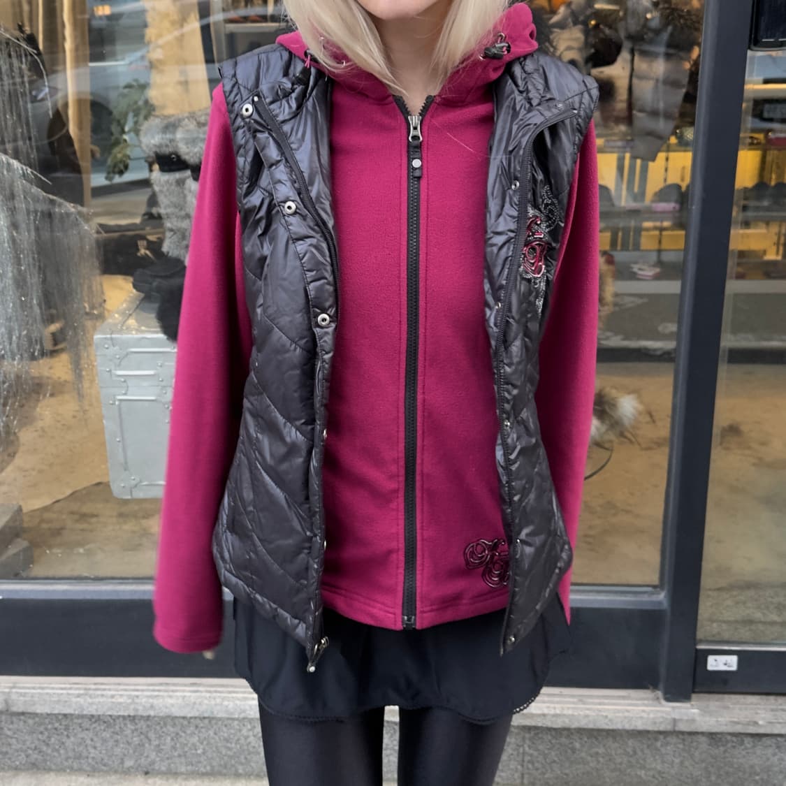 2010 빈티지 할리데이비슨 패딩 베스트 & 집업 세트 상품이미지10