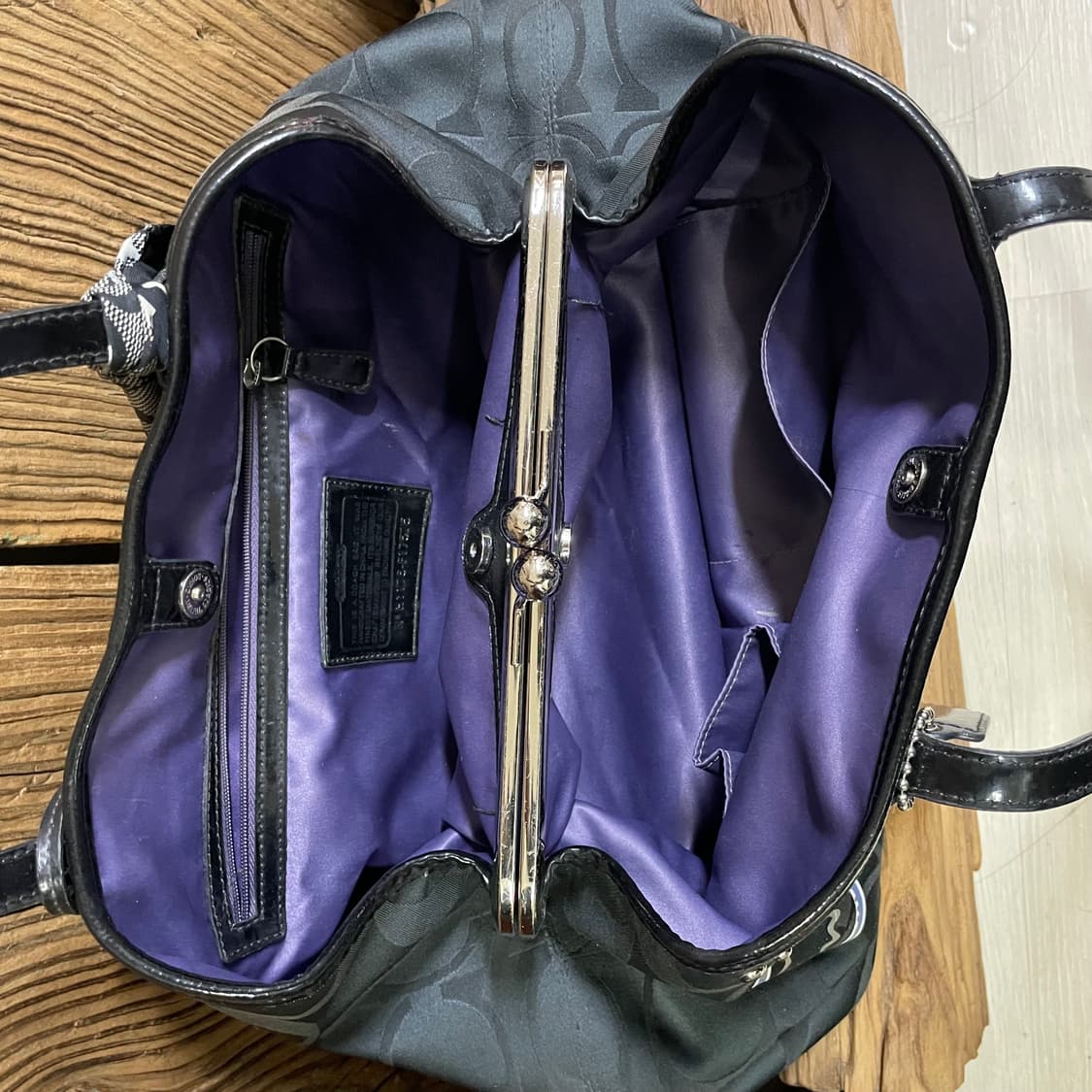 COACH 시그니처 스카프 토트백 상품이미지9